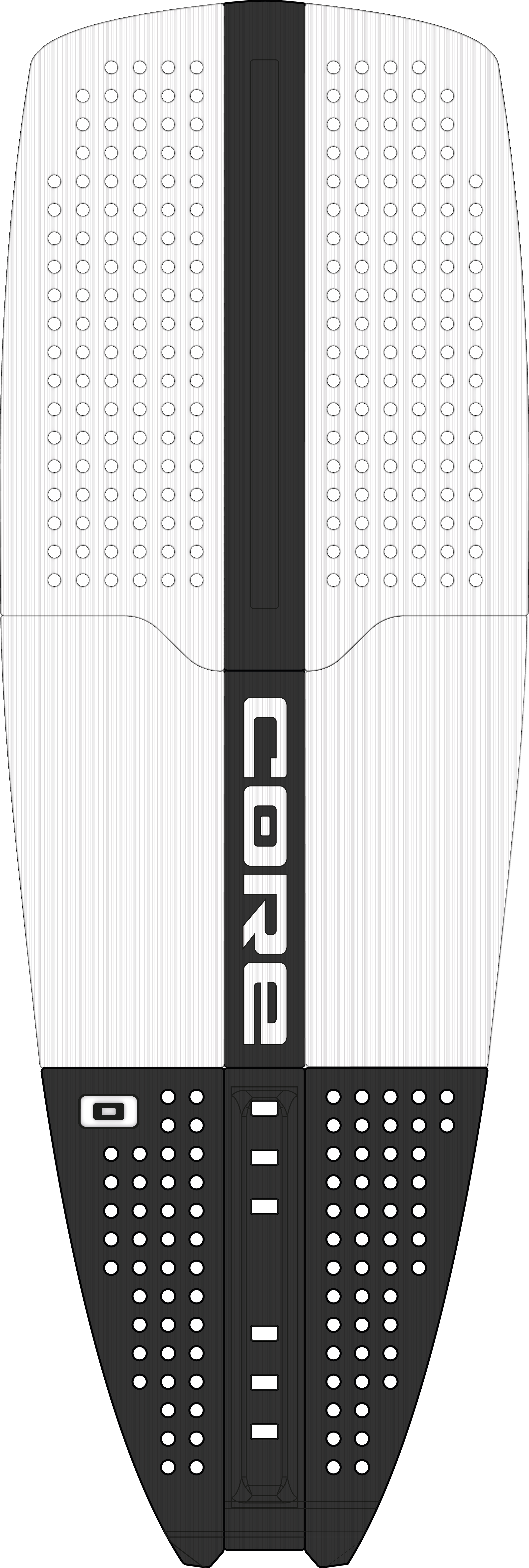 CORE Traction Pad CENTER + FRONT all Waveboards from 2023