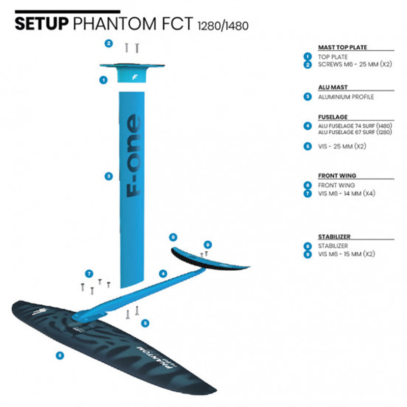 F-One Phantom FCT Complete Foil
