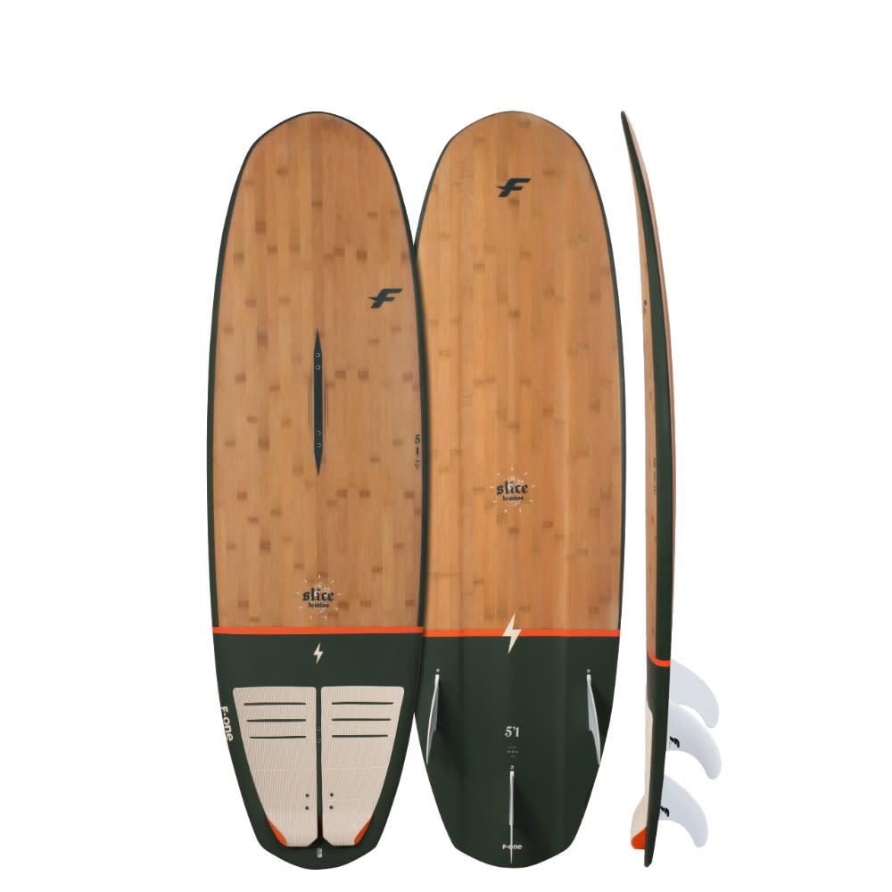 F-One Slice Bamboo Kite Surfboard