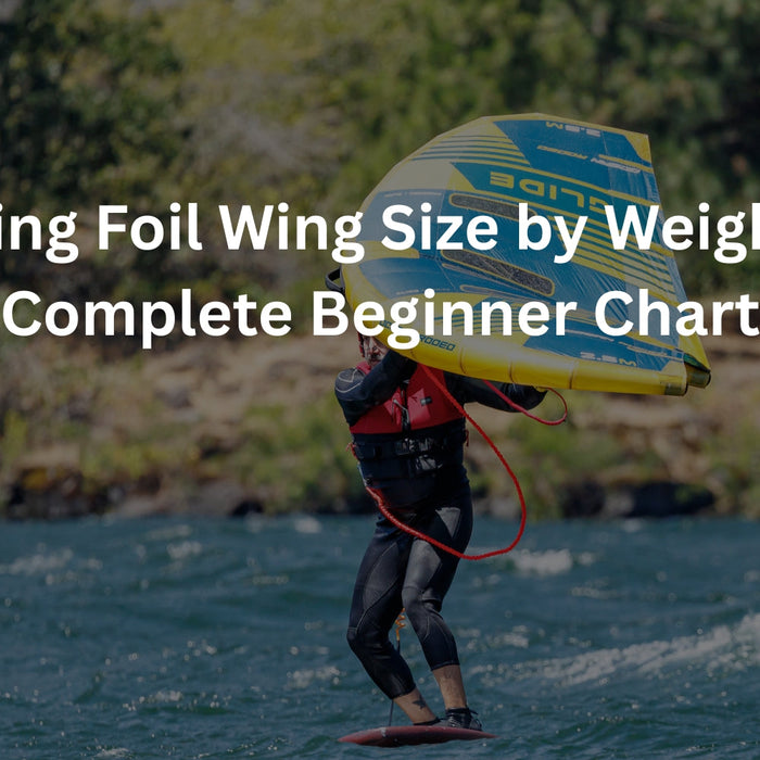 Wing Foil Wing Size by Weight: Complete Beginner Chart