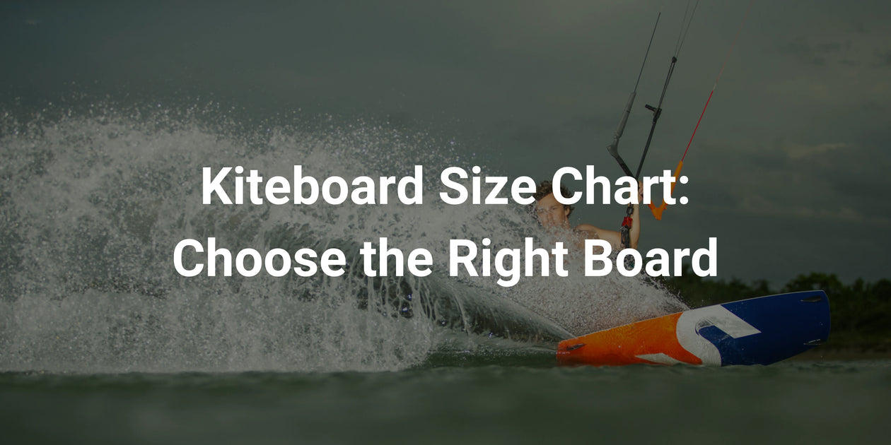 Kiteboard Size Chart