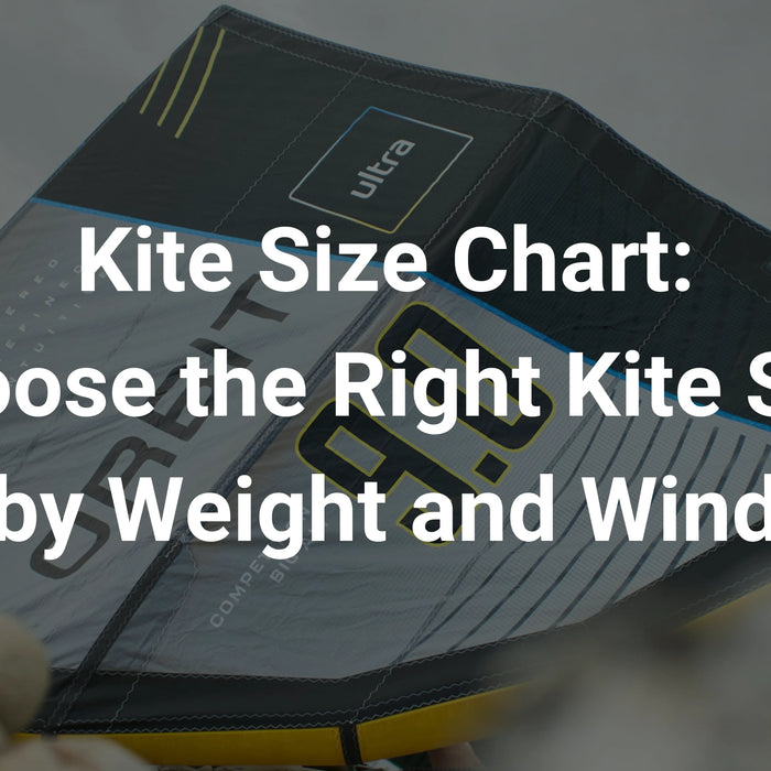 Kite Size Chart by Weight and Wind