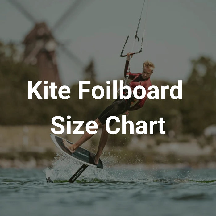 Kite Foilboard Size Chart: Recommended Board Volume by Weight and Wind