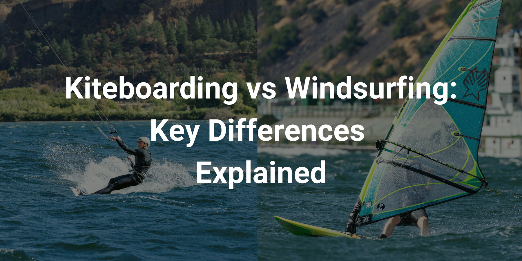 Kiteboarding vs Windsurfing