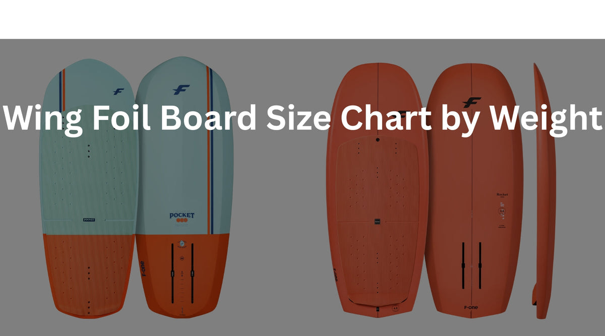 Wing Foil Board Size Guide | Volume by Weight