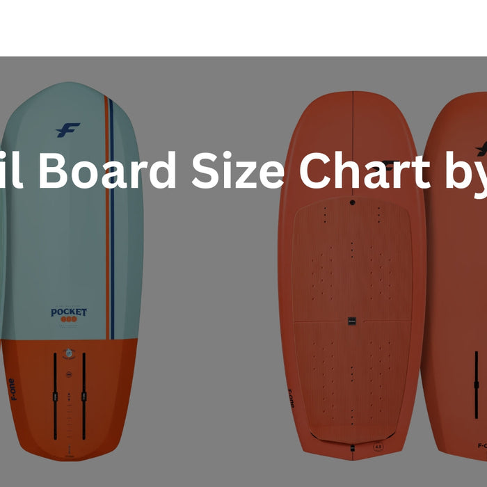 Wing Foil Board Size Chart by Weight: Beginner Volume Guide