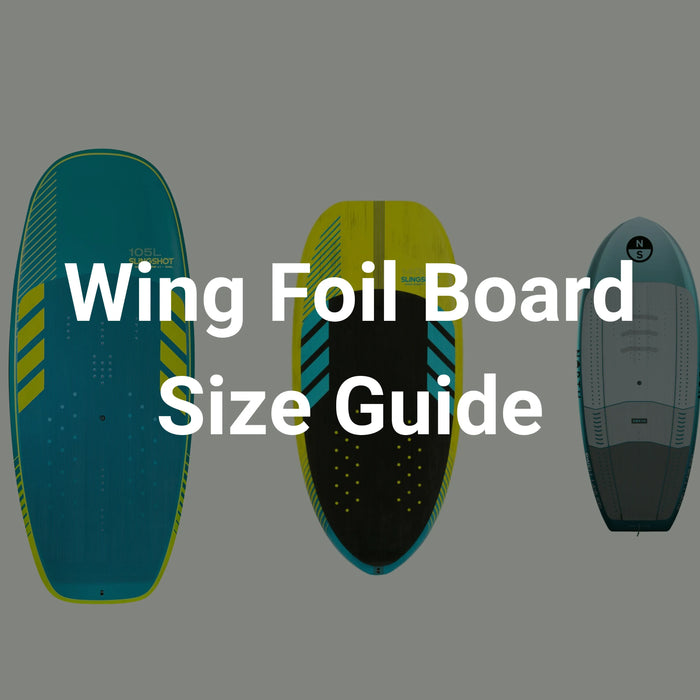 Wing Foil Board Size Guide