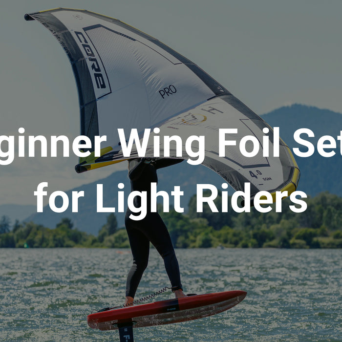 Wing Foil Setup for Light Riders: How to Choose the Right Beginner Gear