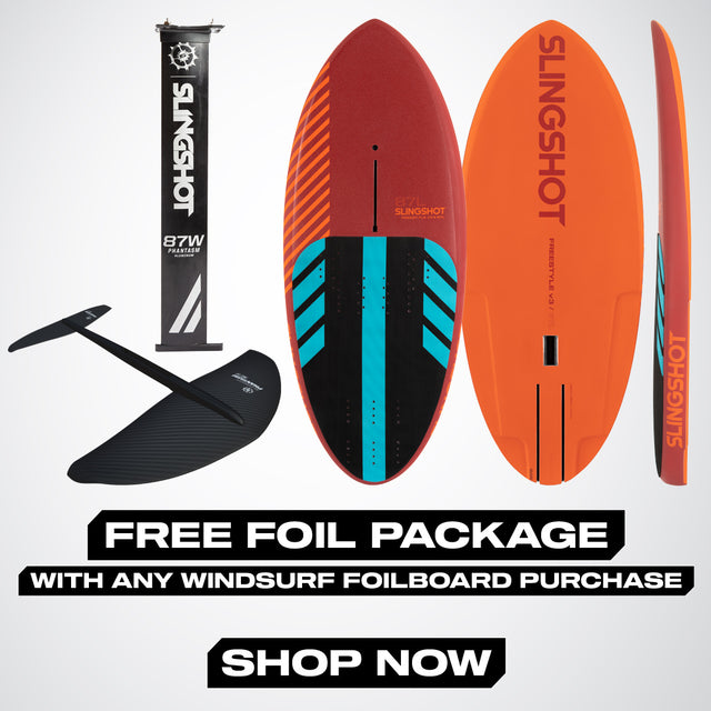 Slingshot BOGO Windsurf Board Free Foil