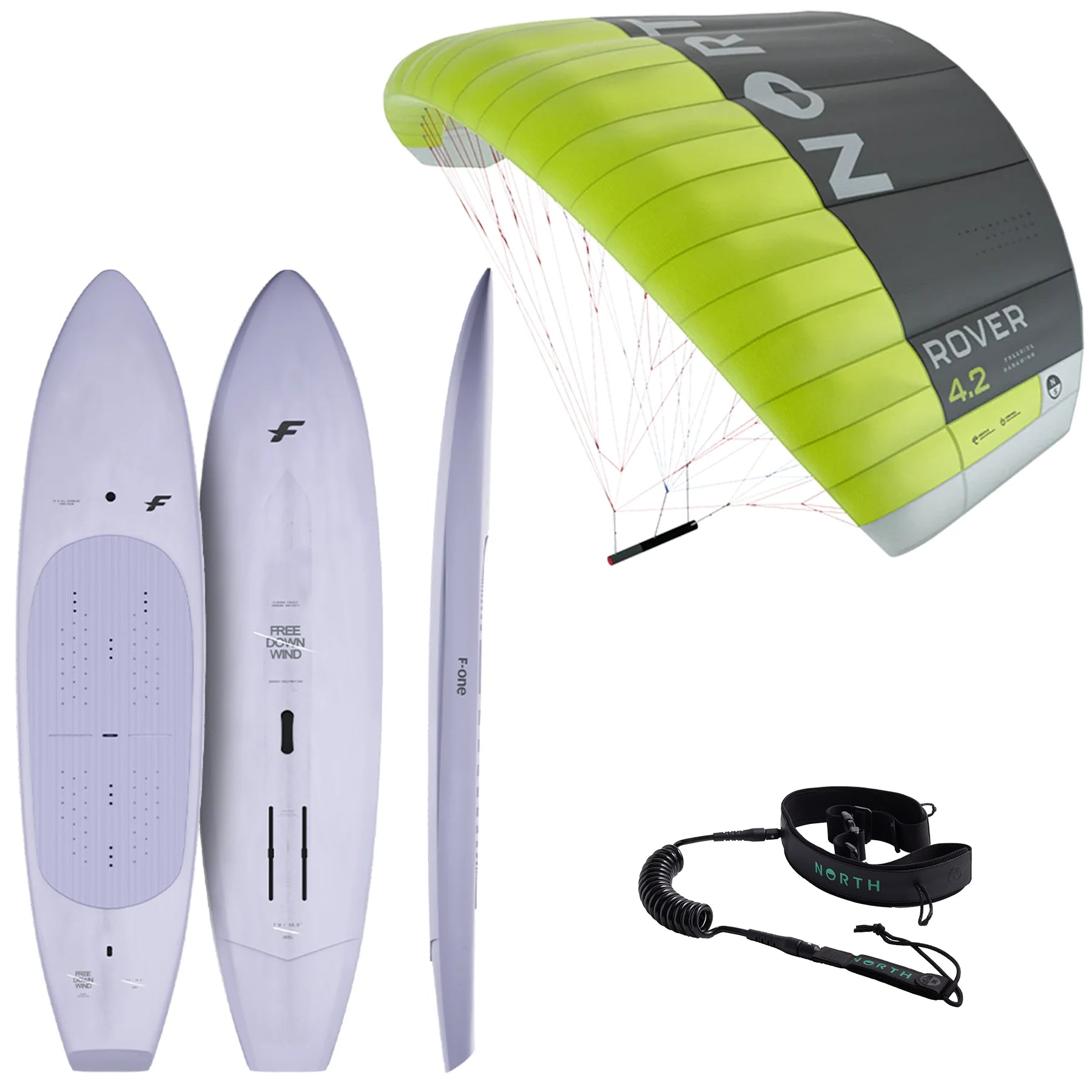 2026 North Rover Parawing + F-One Rocket Free DW Board Package