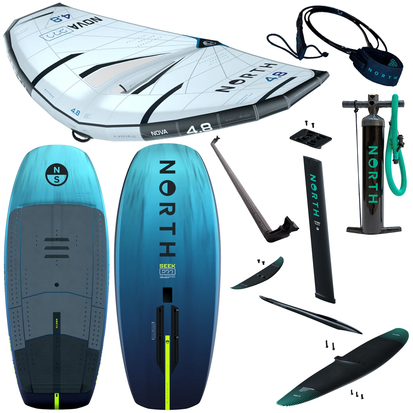North Nova Pro + Seek Pro Progression Wing Foil Package