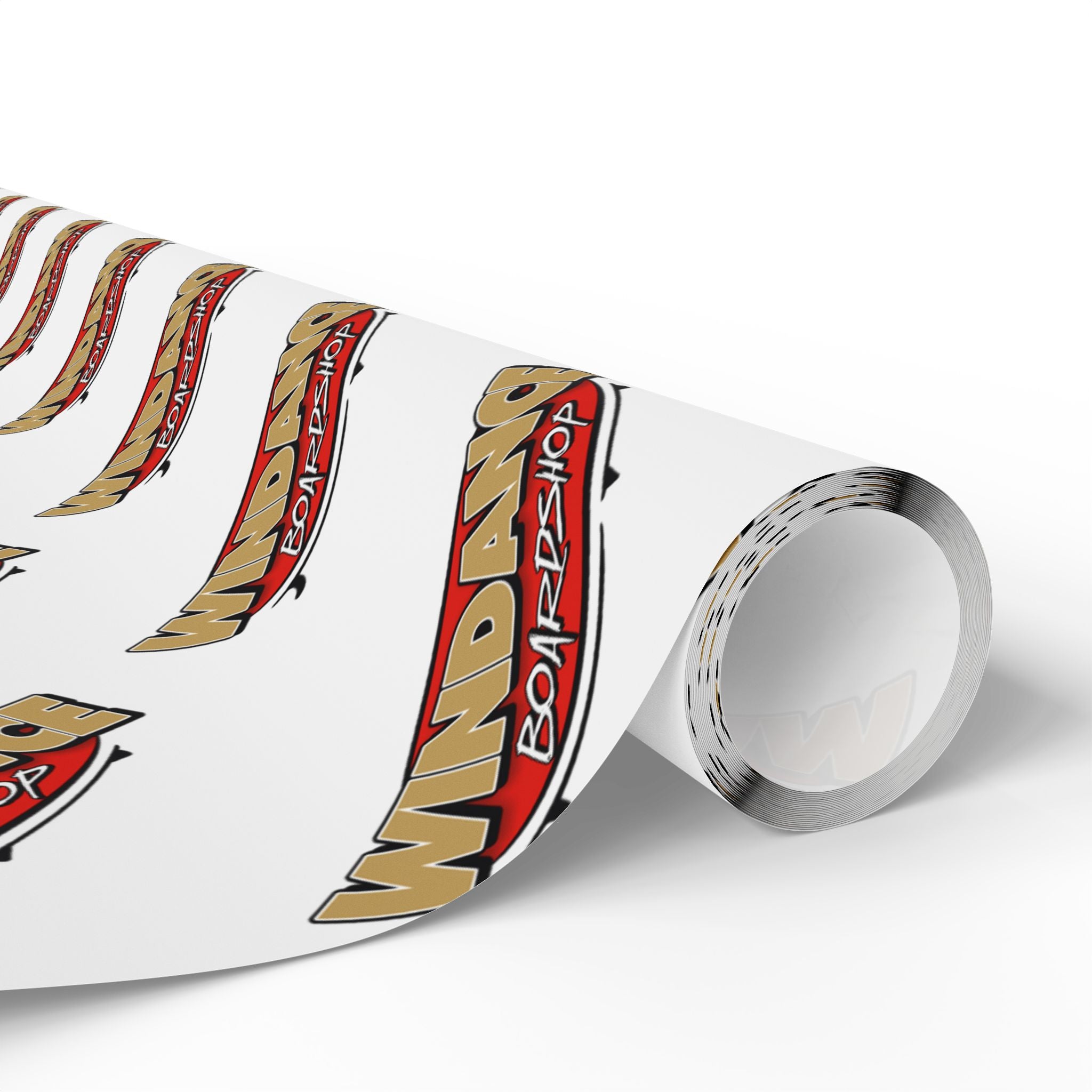 Surf Shop Logo Wrapping Paper