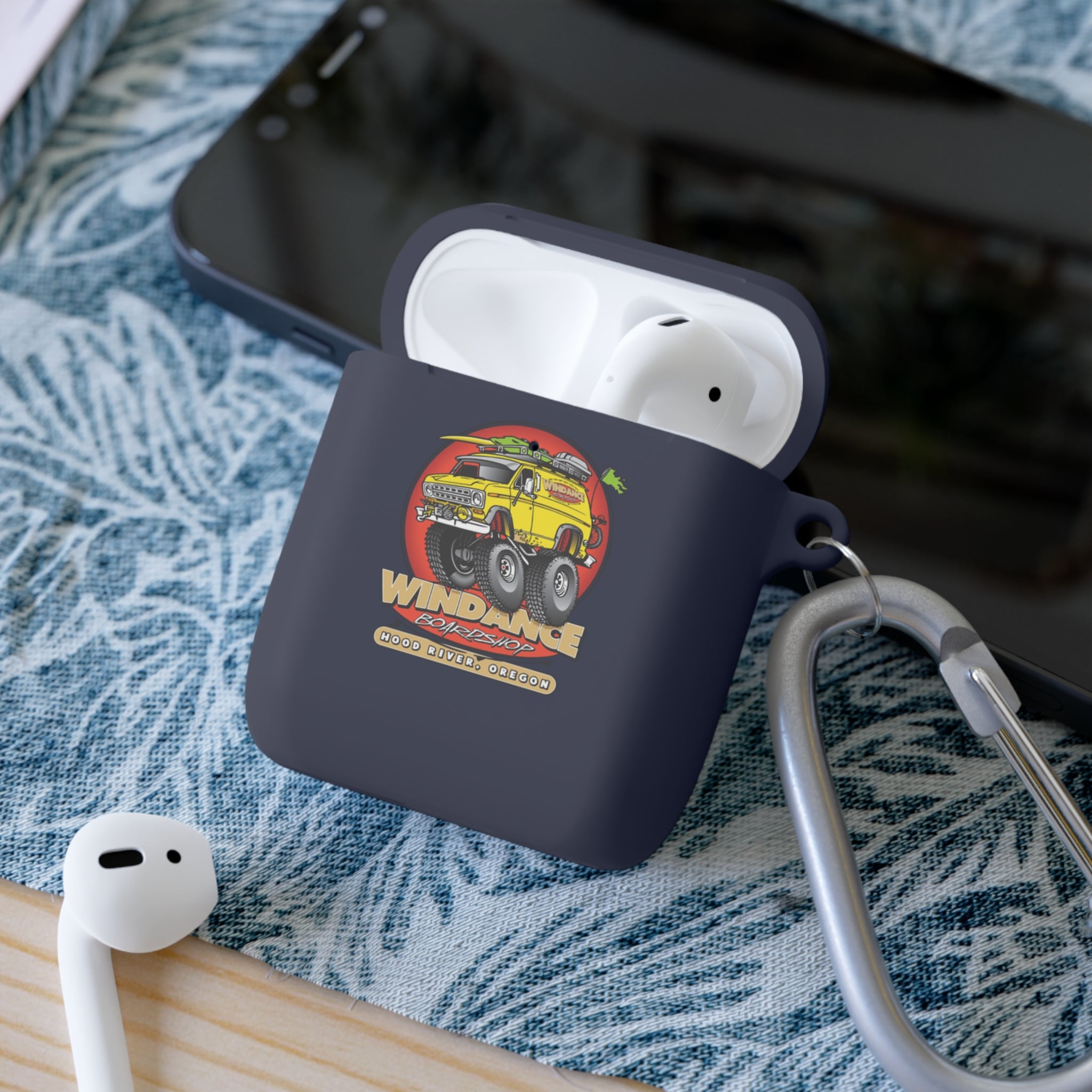 Windance Boardshop Yellow Monster Van AirPods Case