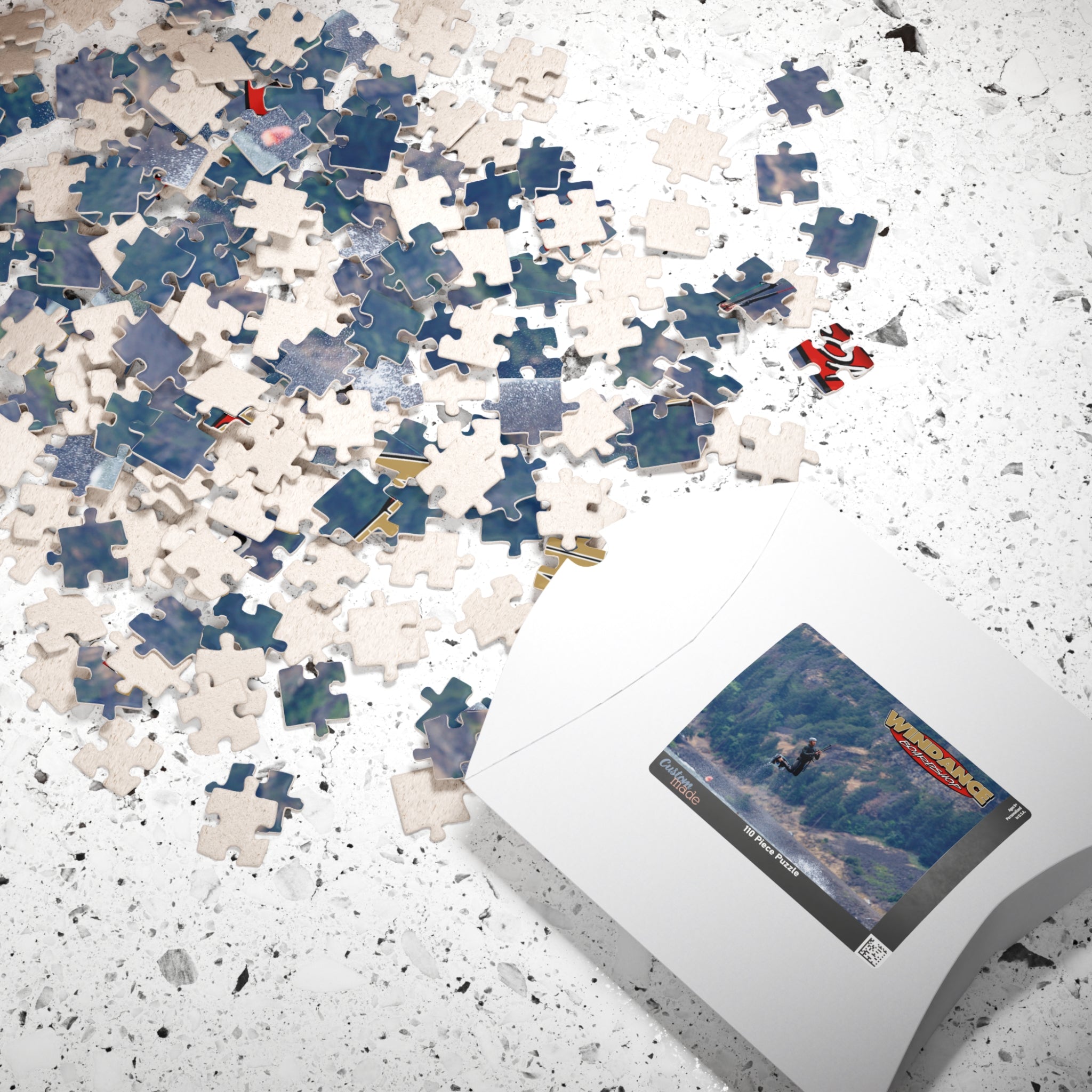 Windance Kitesurfing Puzzle — Scenic Ocean Kiteboarding Jigsaw (110–1014 pcs)