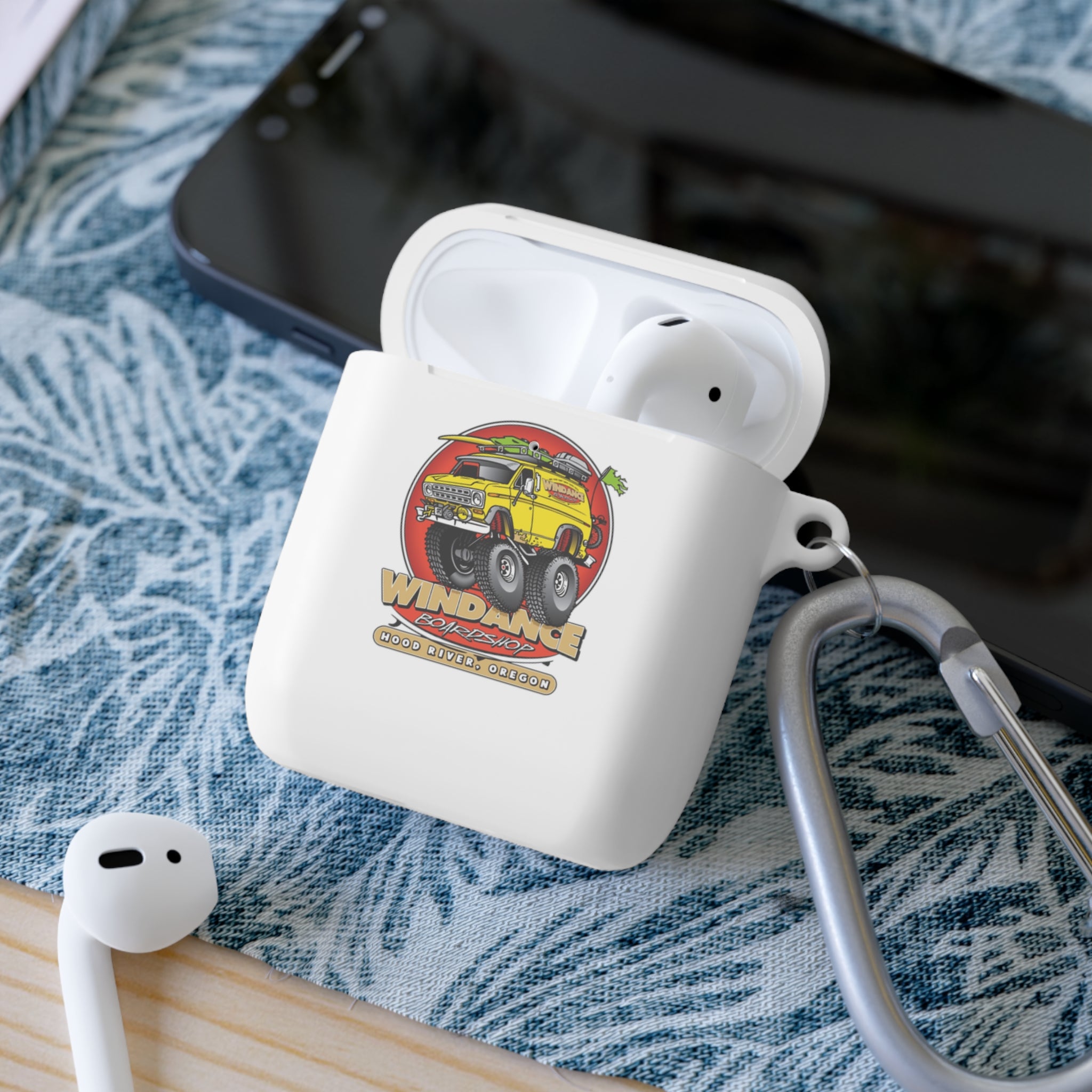 Windance Boardshop Yellow Monster Van AirPods Case