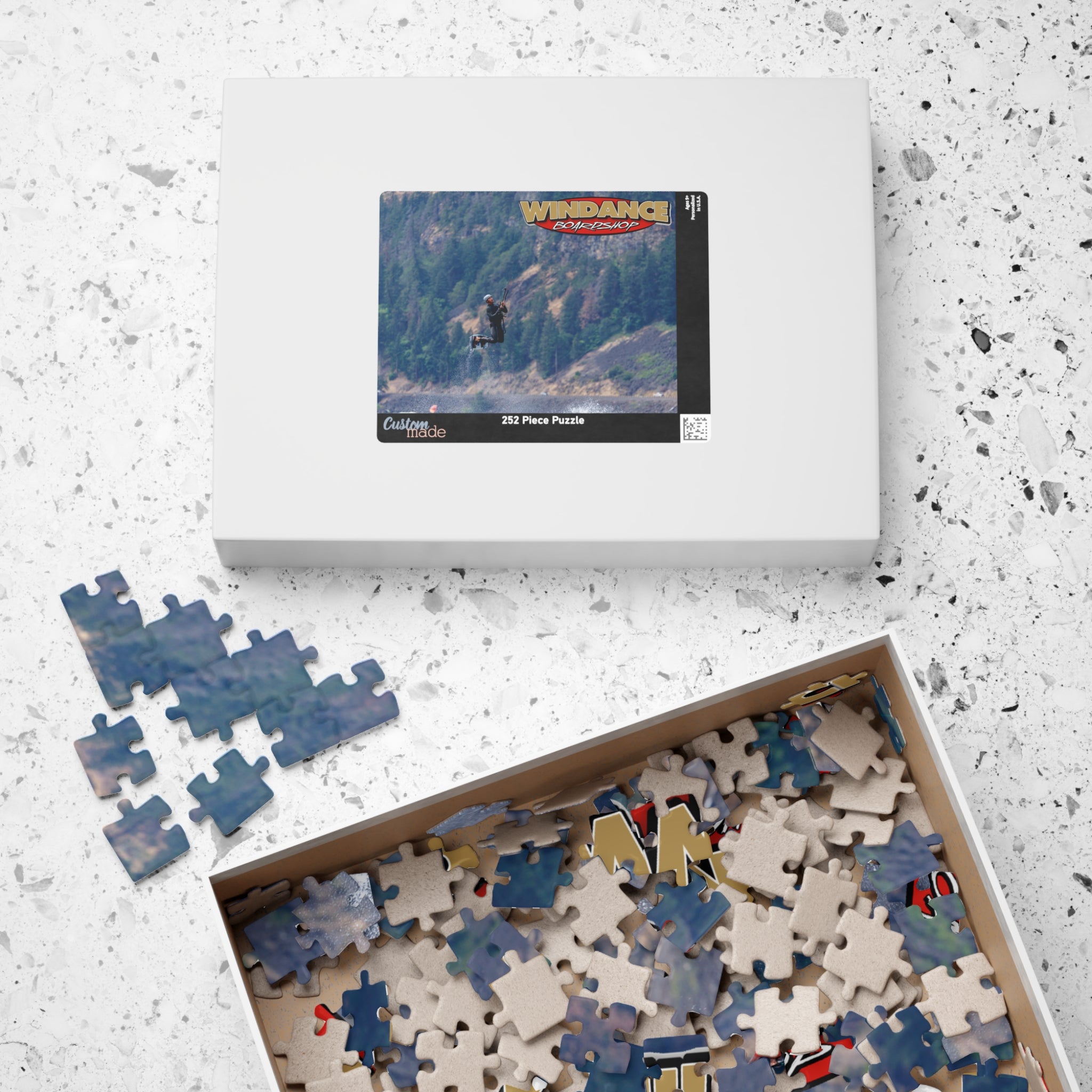 Windance Kitesurfing Puzzle — Scenic Ocean Kiteboarding Jigsaw (110–1014 pcs)