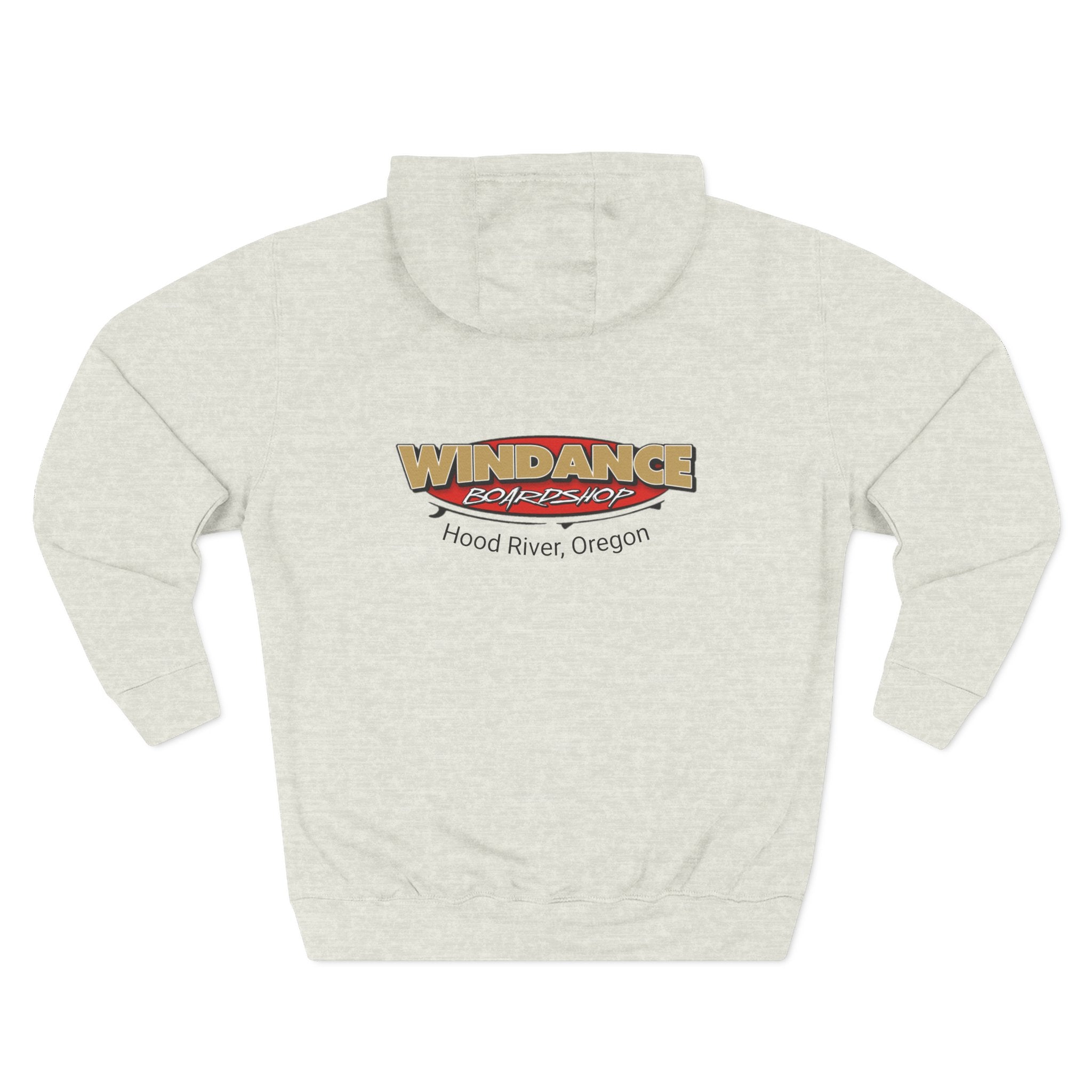 Windance Boardshop Fleece Hoodie — Hood River, Oregon Hoodie