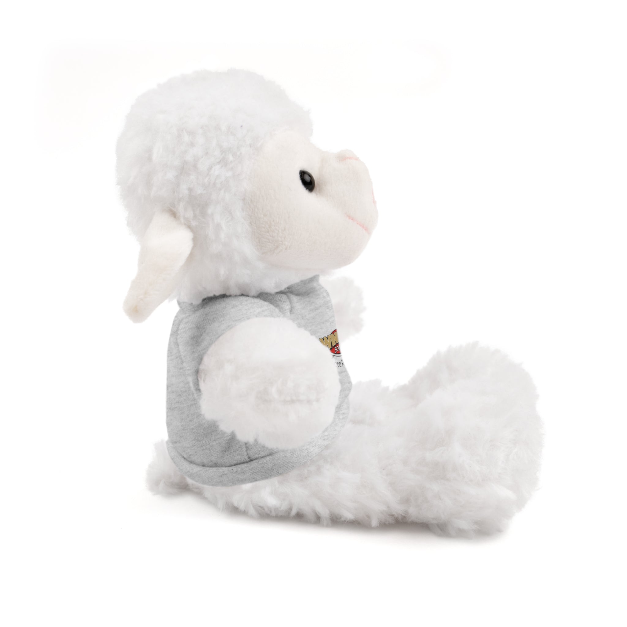 Plush Teddy with Windance Logo Tee — Hood River, Oregon Souvenir Stuffed Animal