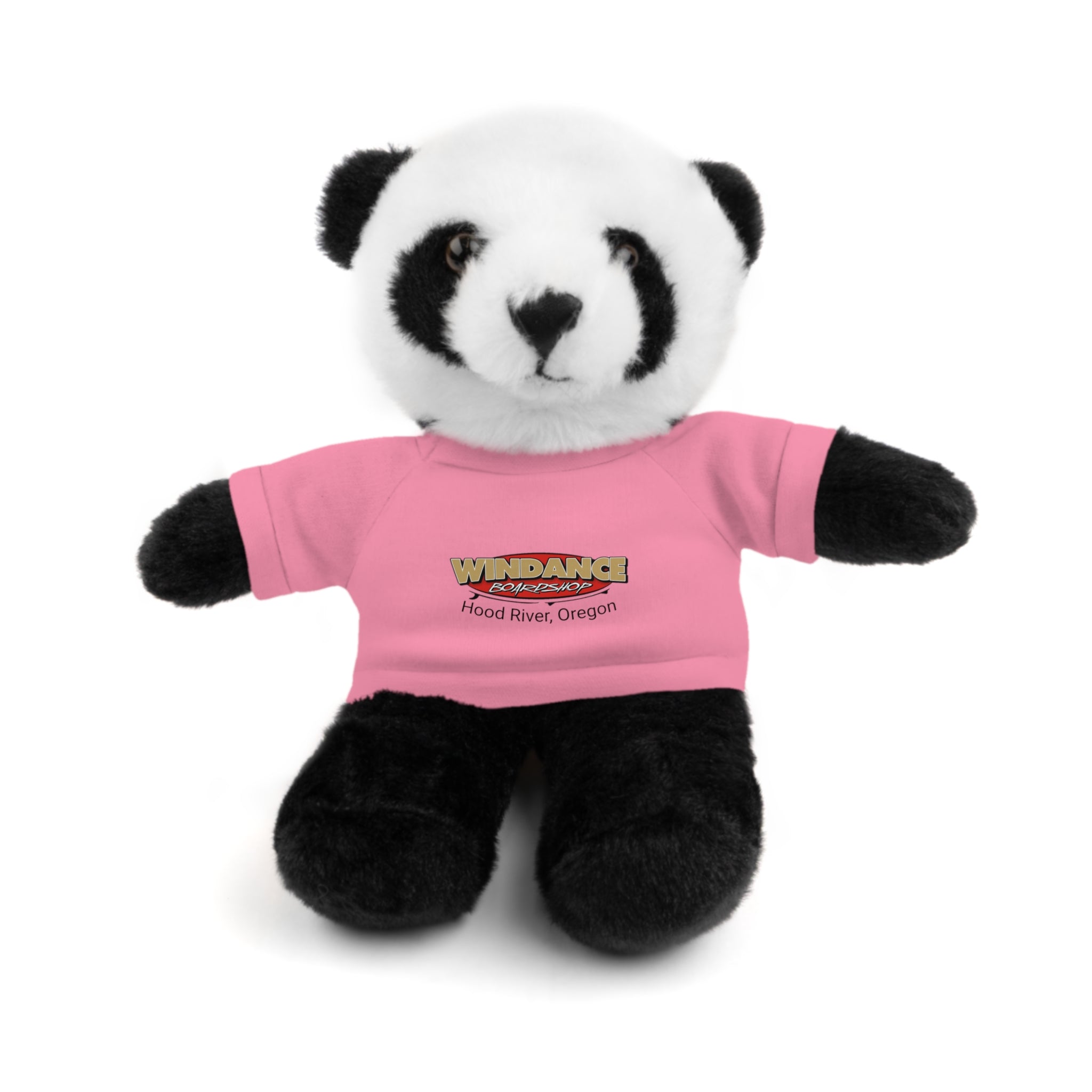 Plush Teddy with Windance Logo Tee — Hood River, Oregon Souvenir Stuffed Animal
