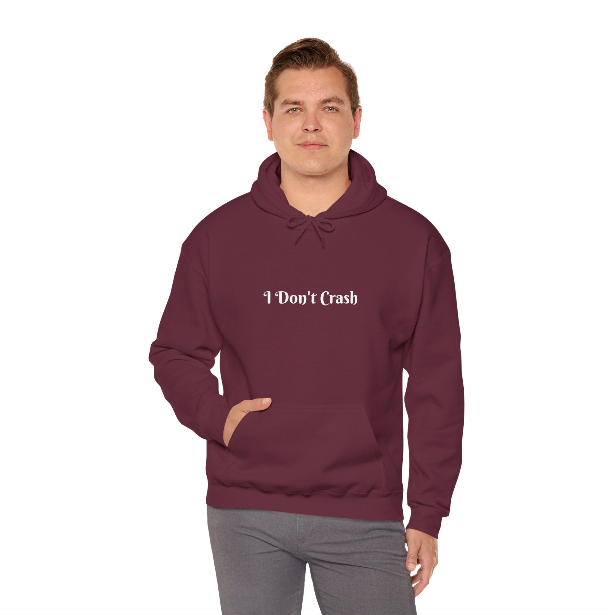 "I don't crash. I perform surprise water quality inspections." Hoodie — Funny Watersports Sweatshirt