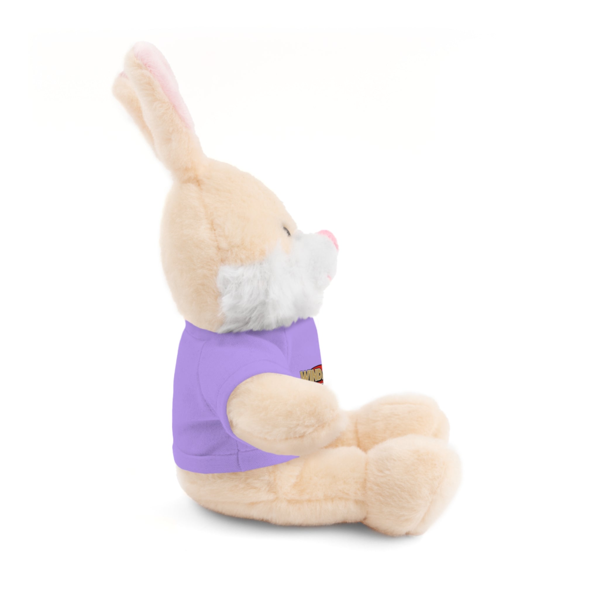 Plush Teddy with Windance Logo Tee — Hood River, Oregon Souvenir Stuffed Animal