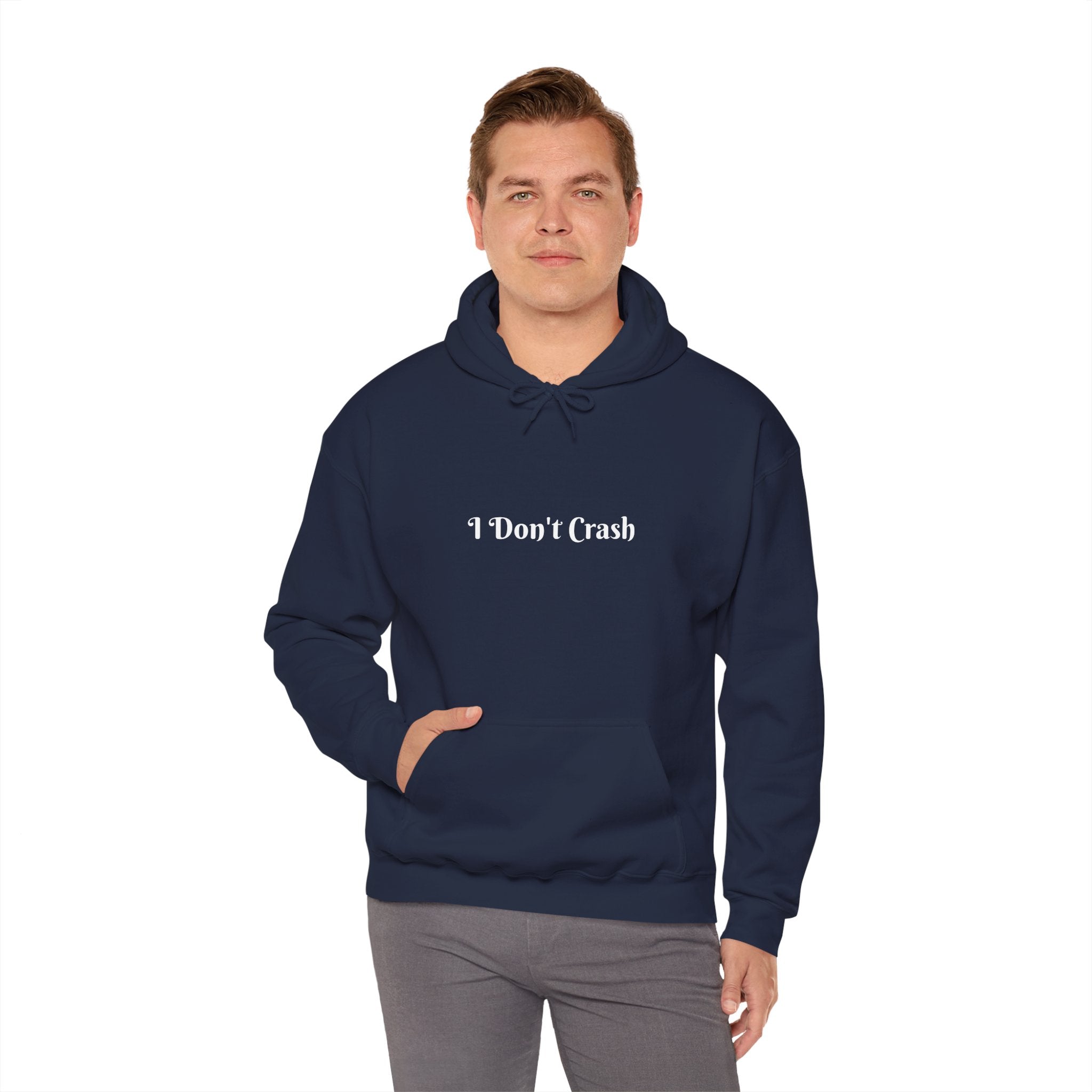"I don't crash. I perform surprise water quality inspections." Hoodie — Funny Watersports Sweatshirt