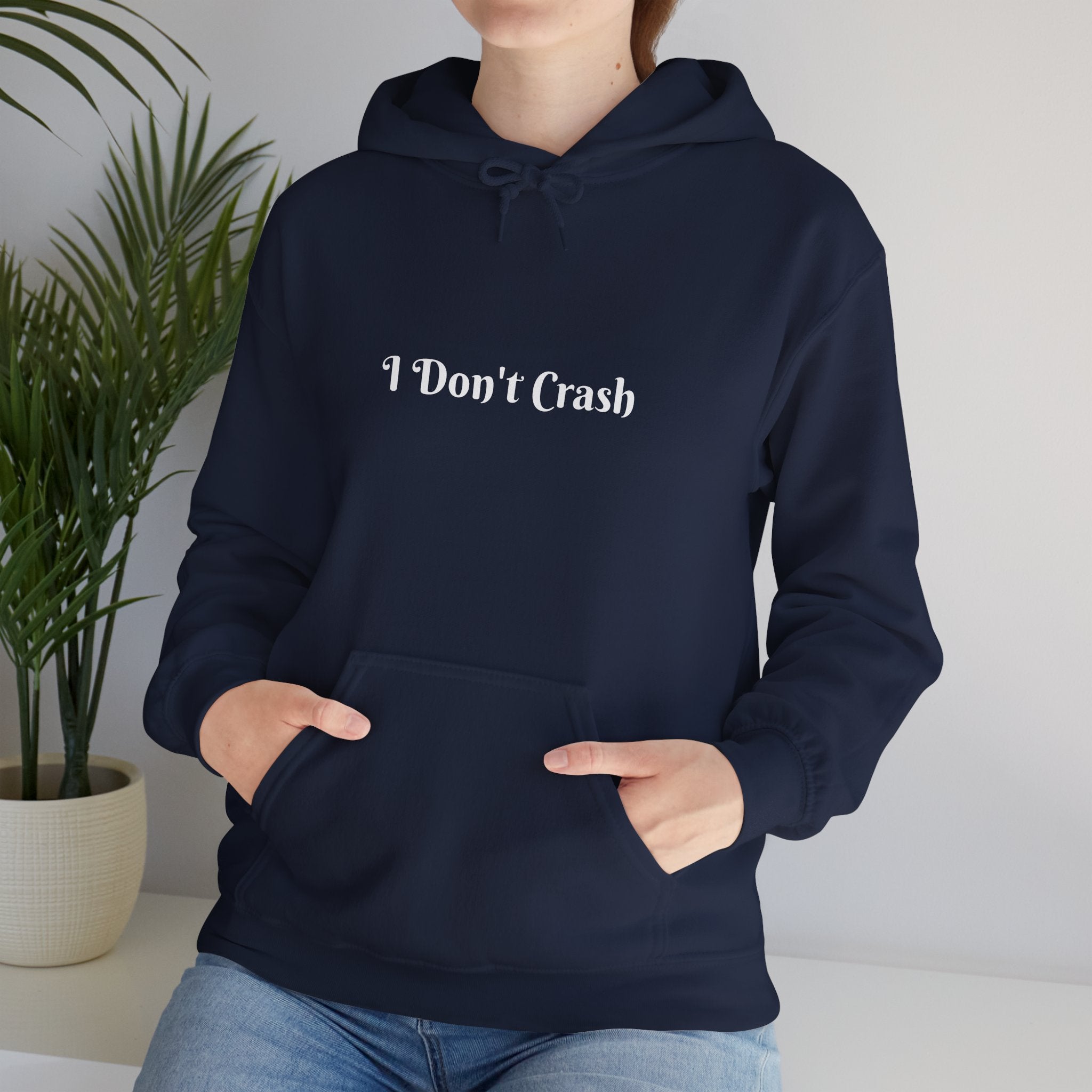 "I don't crash. I perform surprise water quality inspections." Hoodie — Funny Watersports Sweatshirt