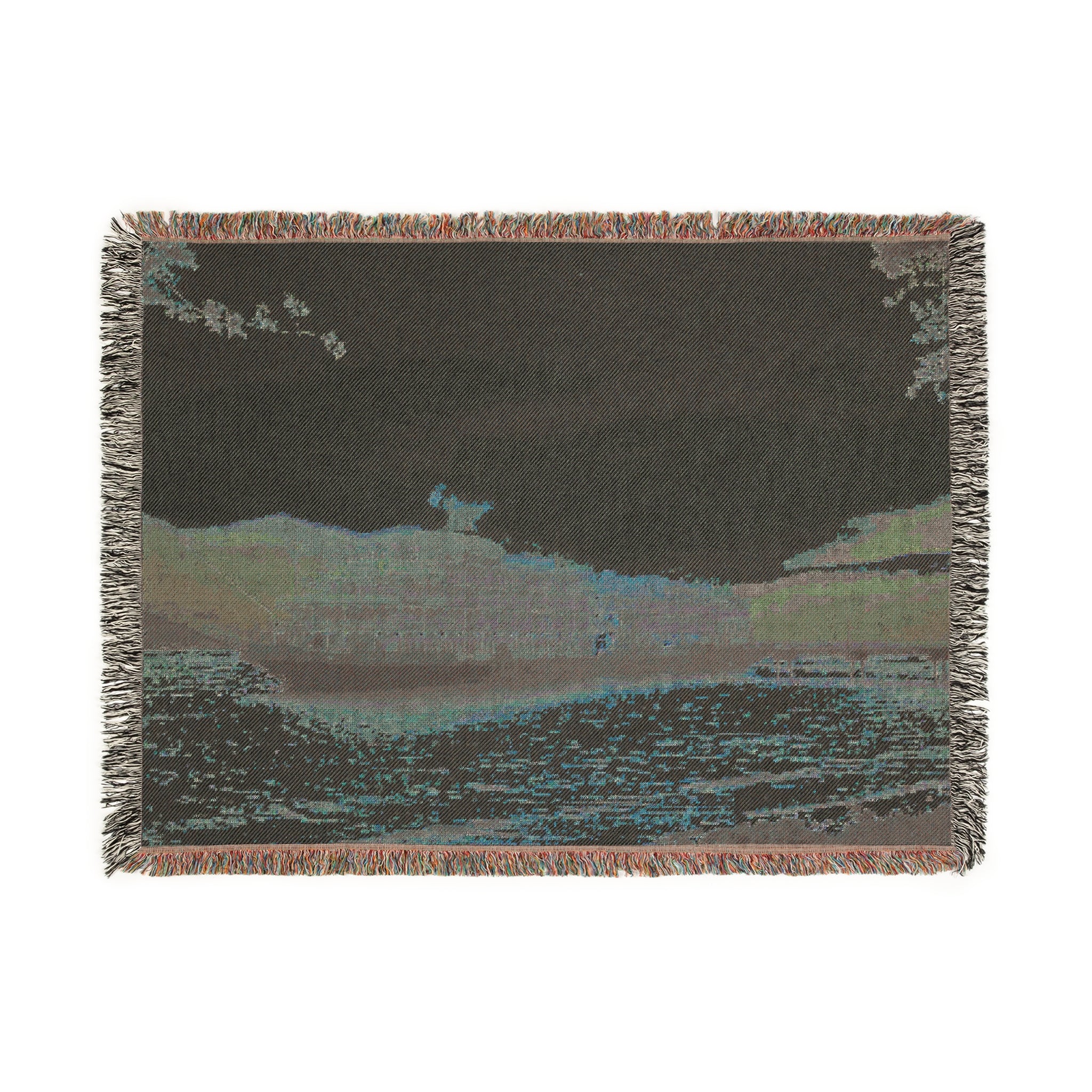 Sunrise Harbor Woven Blanket — Columbia River Sternwheeler