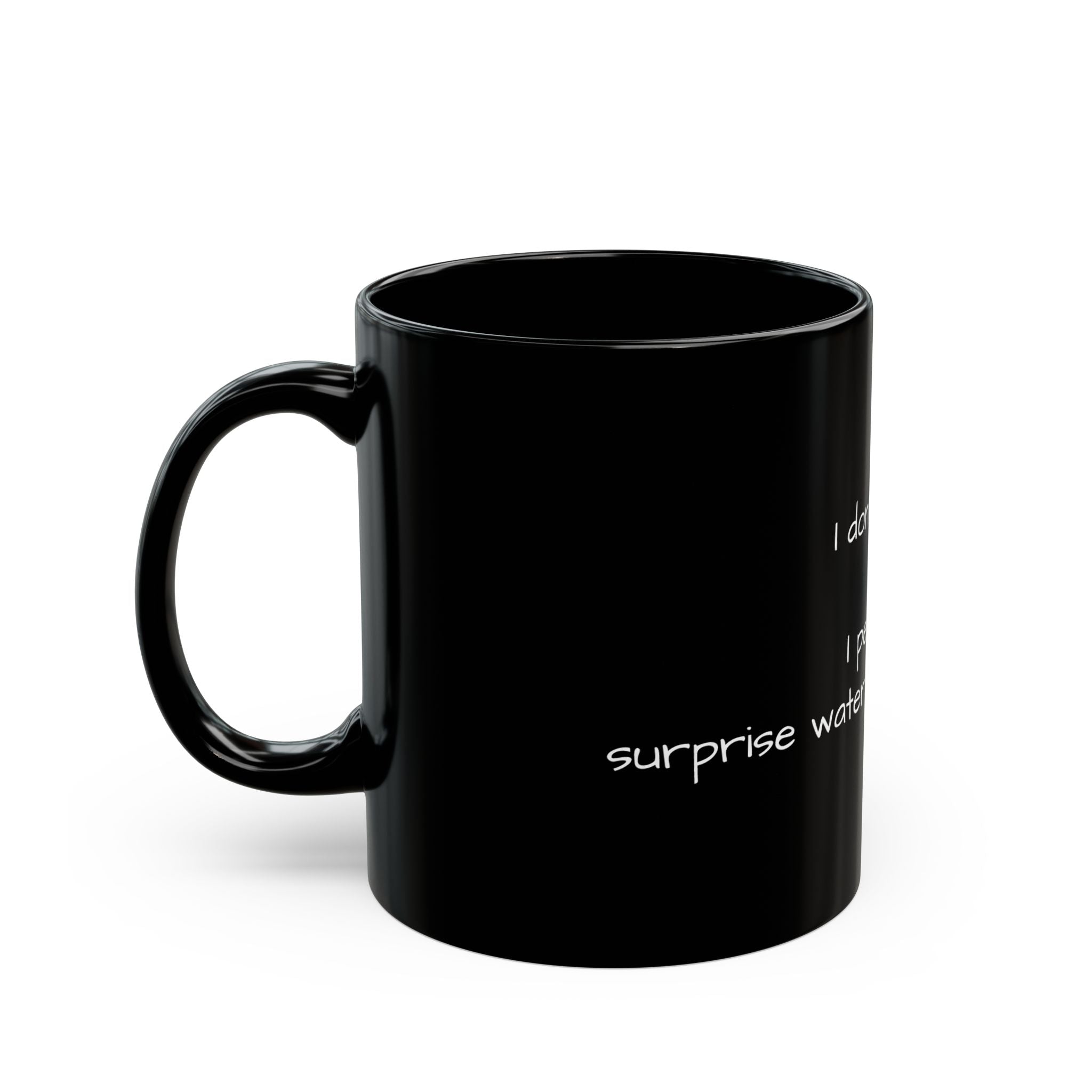 Black Mug – "I Don't Crash, I Perform Water Quality Inspections" Funny Inspector Coffee Cup