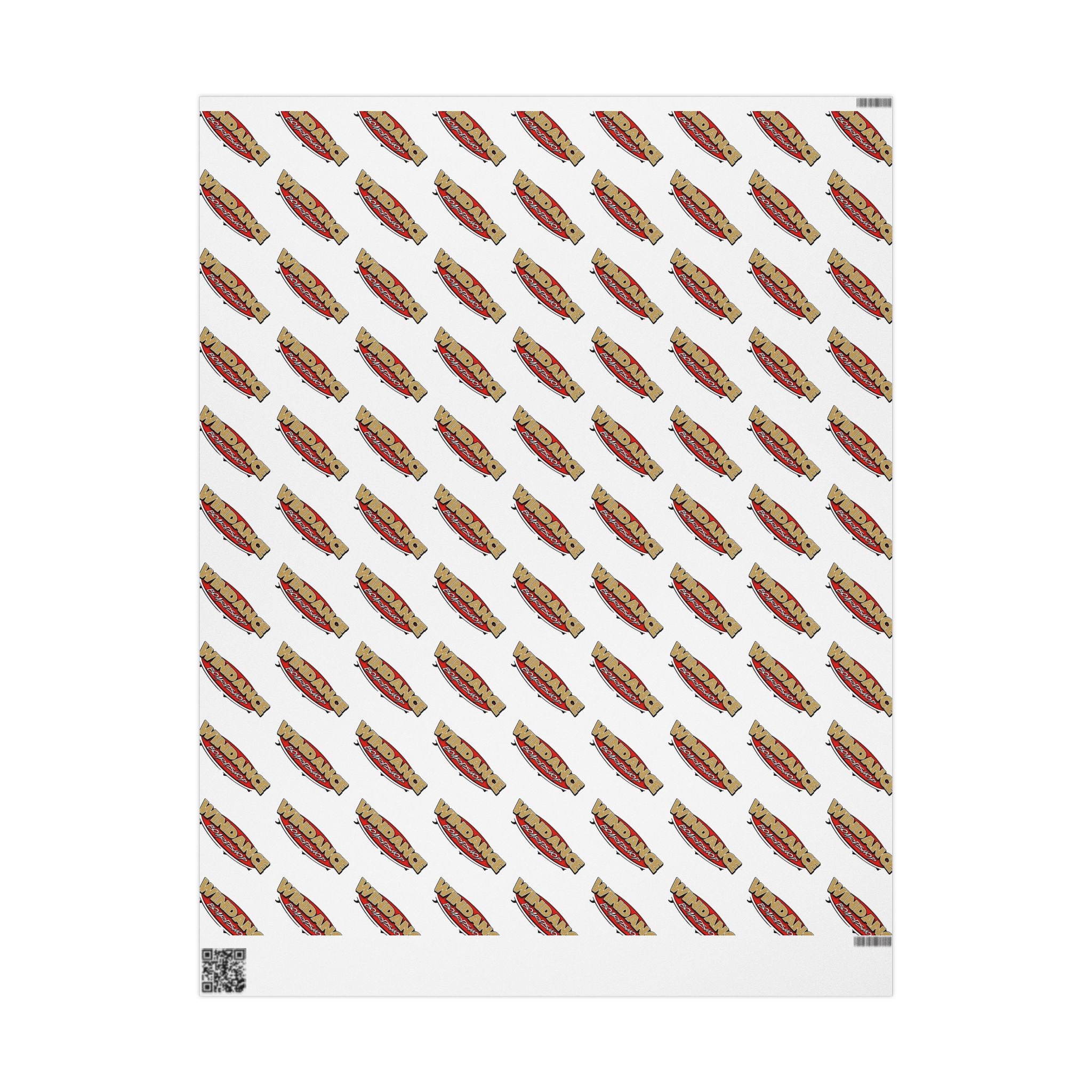 Surf Shop Logo Wrapping Paper