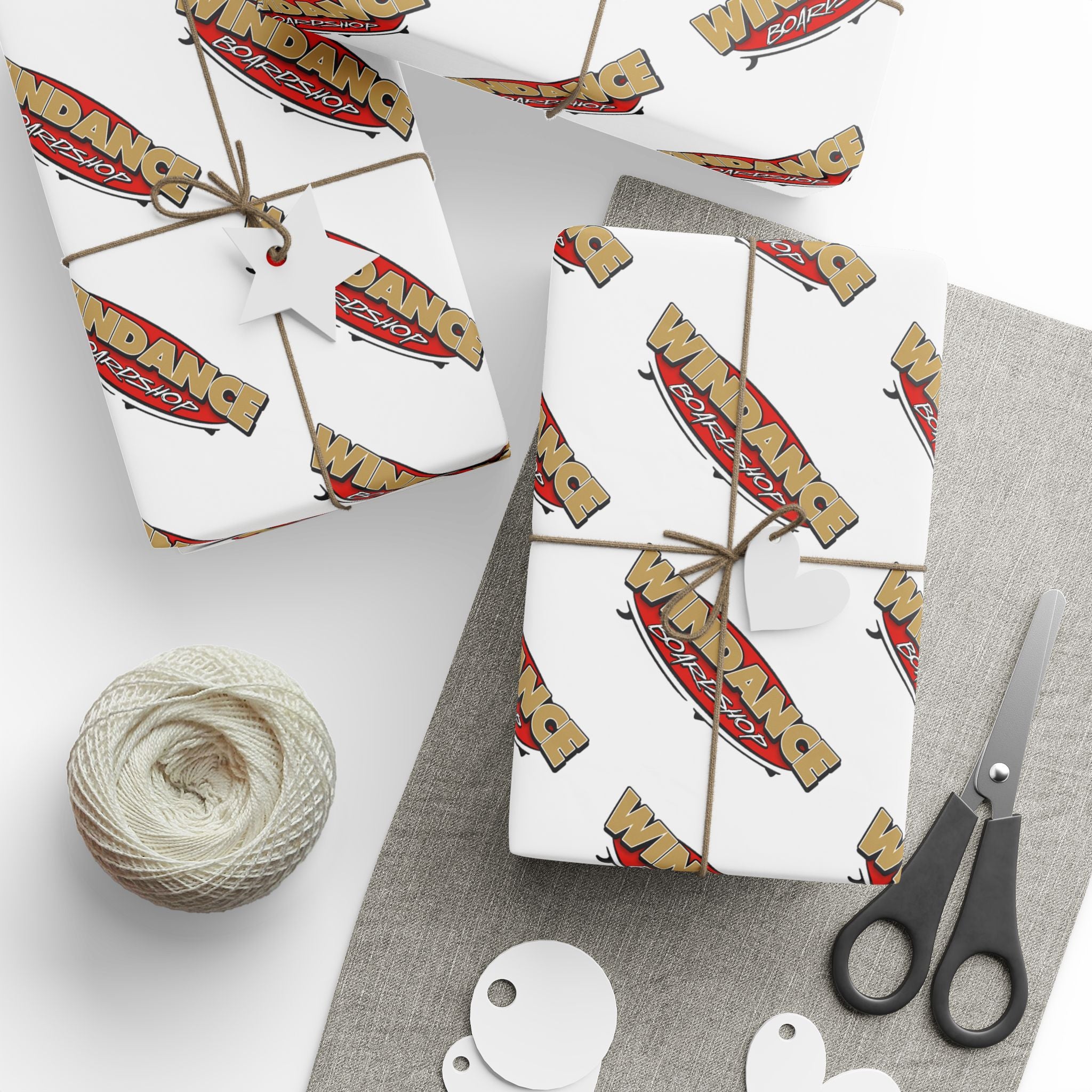 Surf Shop Logo Wrapping Paper