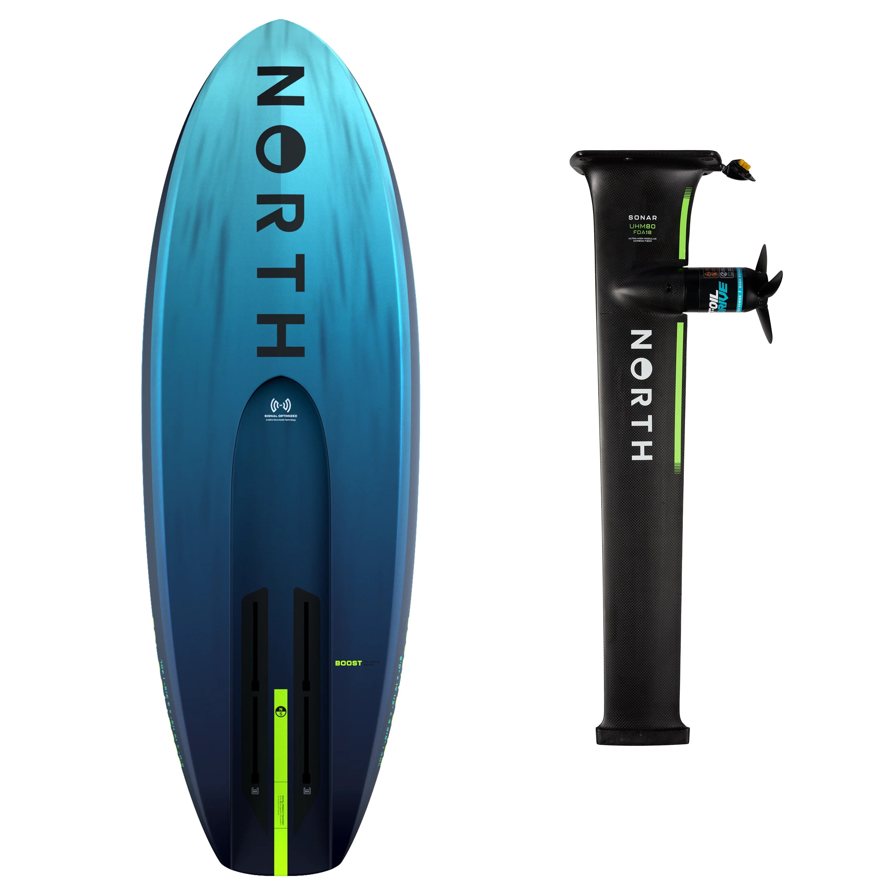 2026 North Boost + UHM80 Integrated Foil Drive High Power Mast Bundle