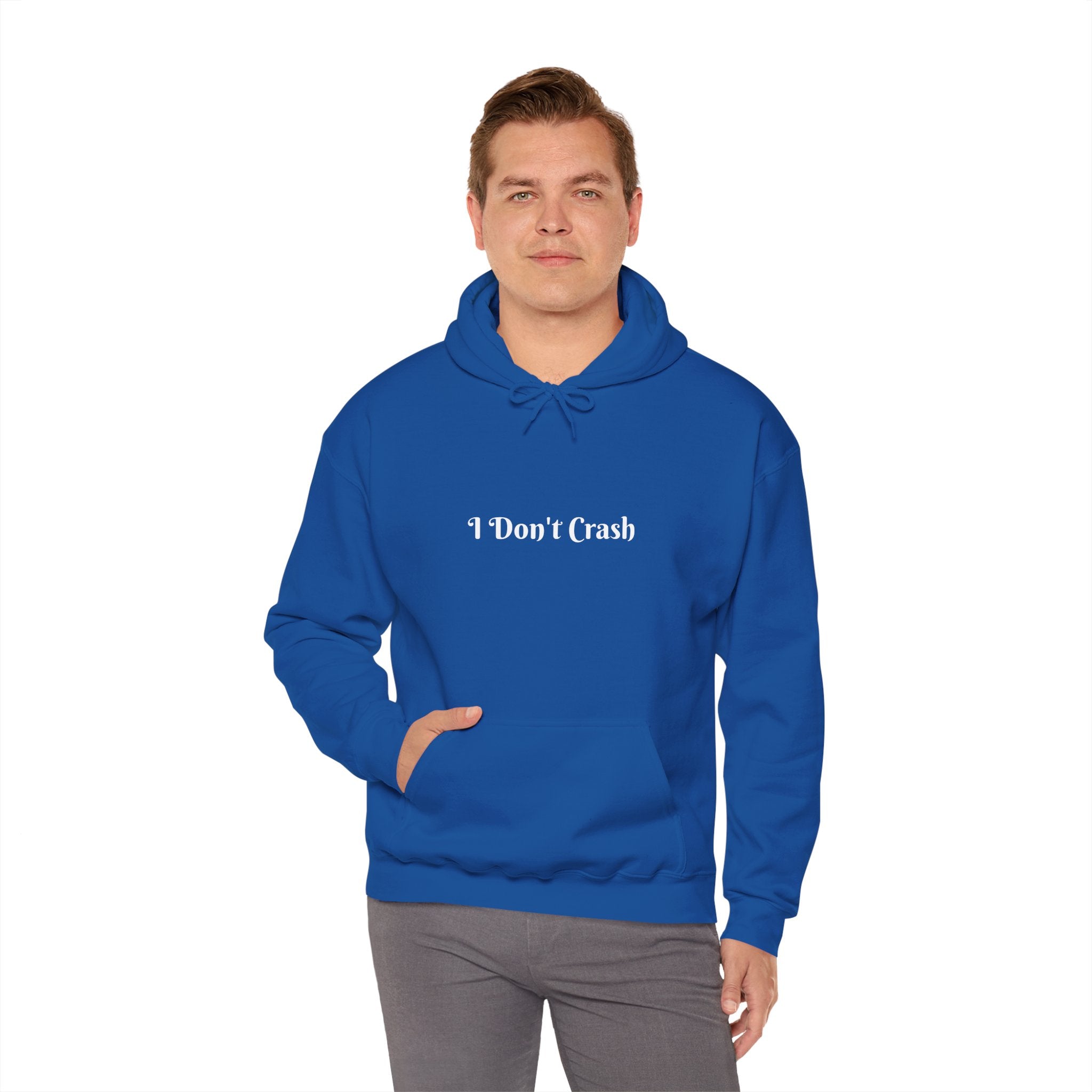 "I don't crash. I perform surprise water quality inspections." Hoodie — Funny Watersports Sweatshirt