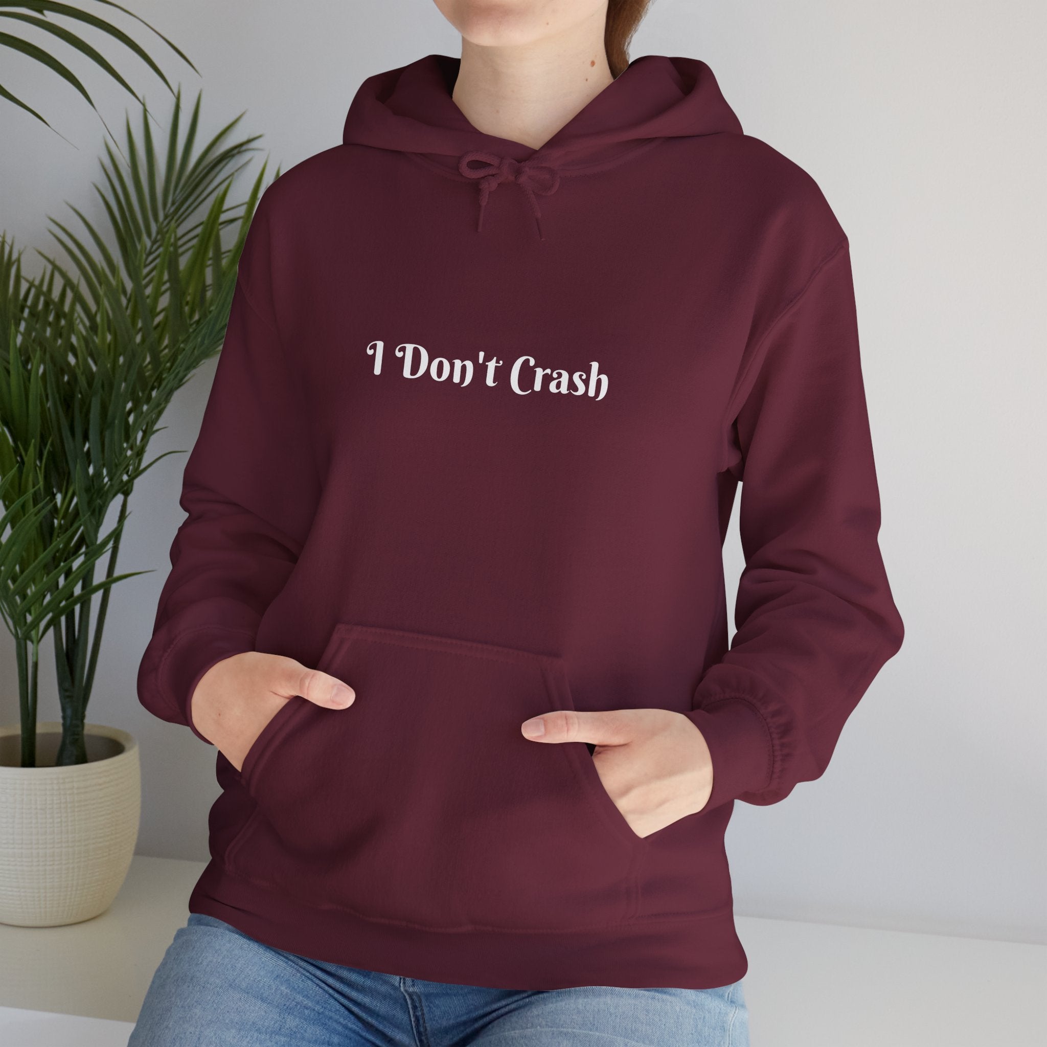 "I don't crash. I perform surprise water quality inspections." Hoodie — Funny Watersports Sweatshirt