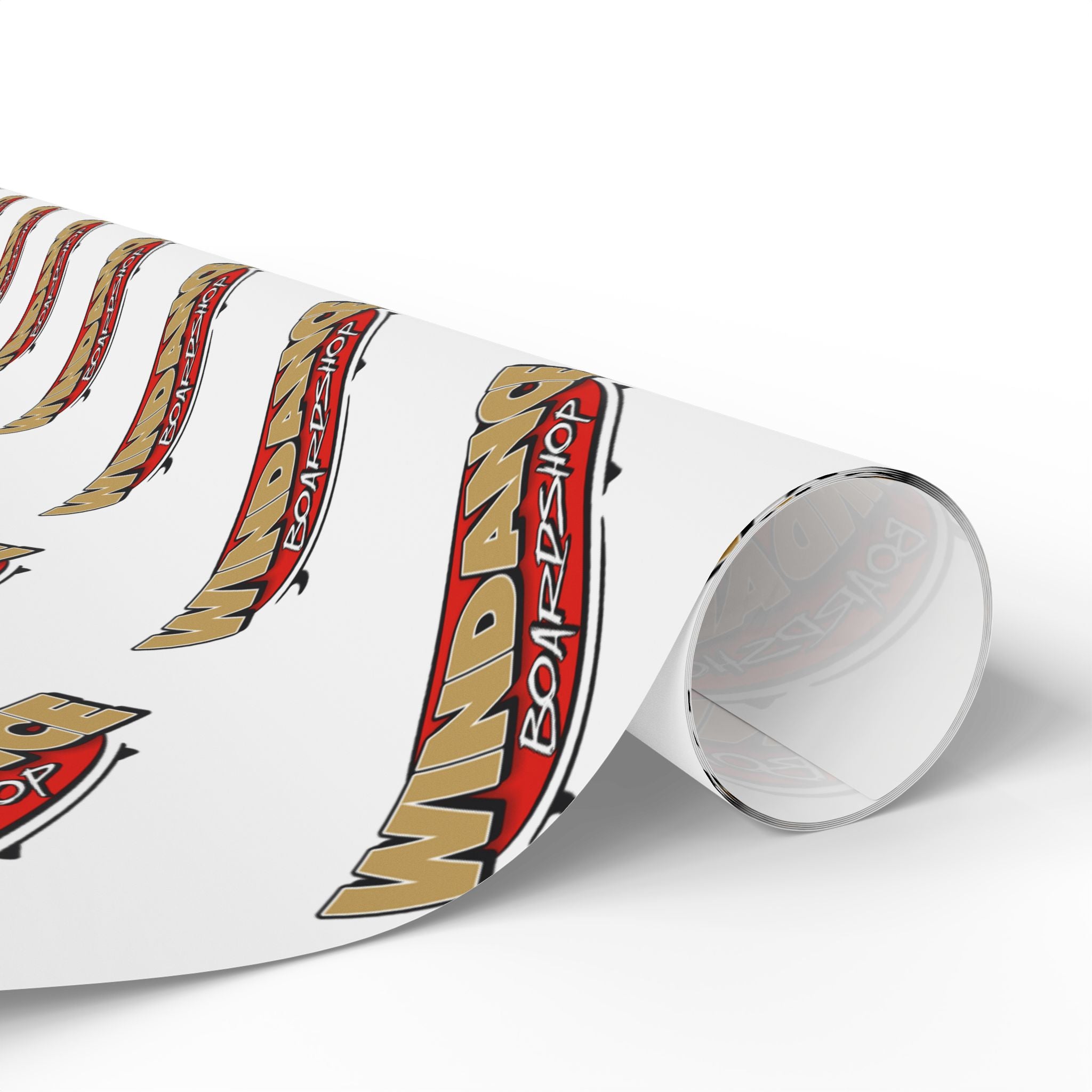 Surf Shop Logo Wrapping Paper