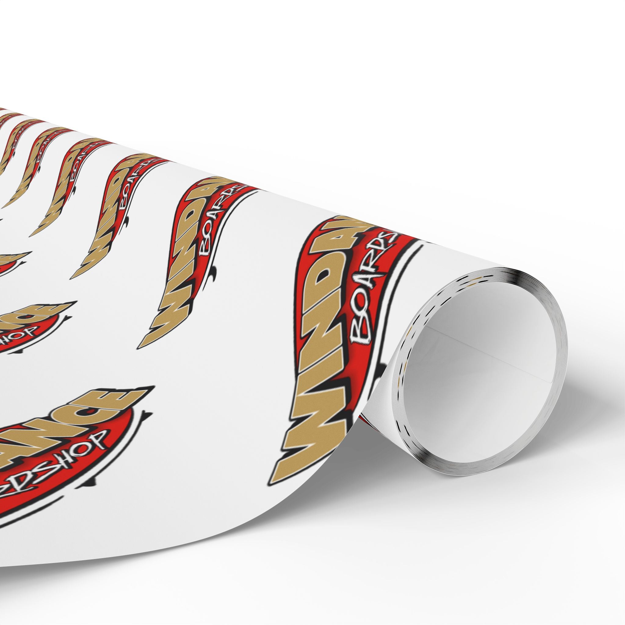 Surf Shop Logo Wrapping Paper