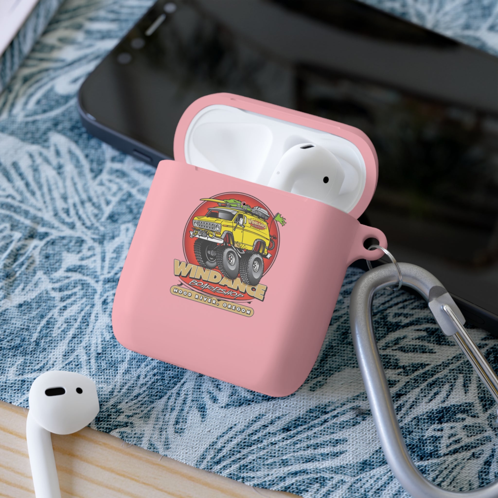 Windance Boardshop Yellow Monster Van AirPods Case