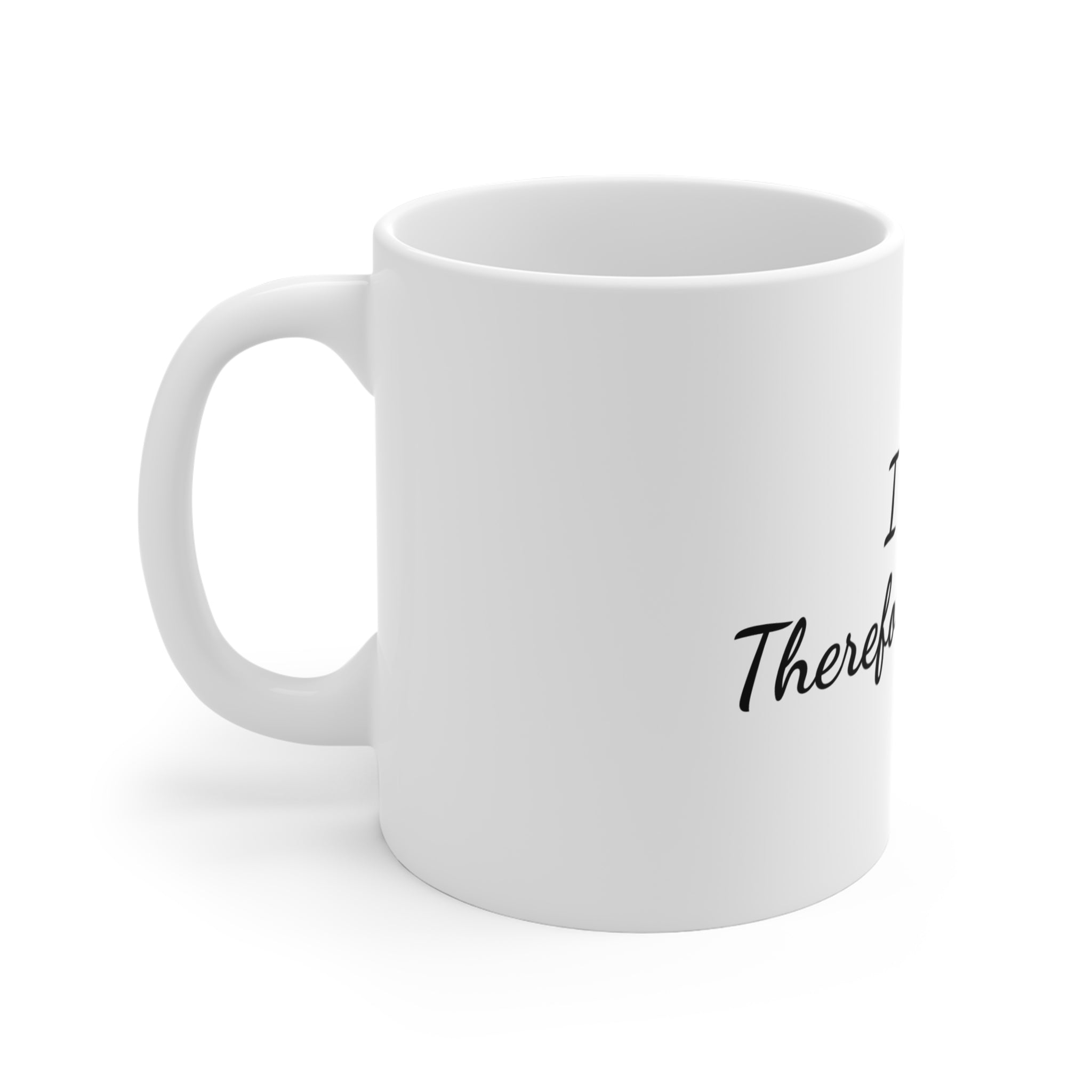 Swimming Mug - "I Foil, Therefore I Swim" Ceramic Coffee Cup, Swimmer Gift