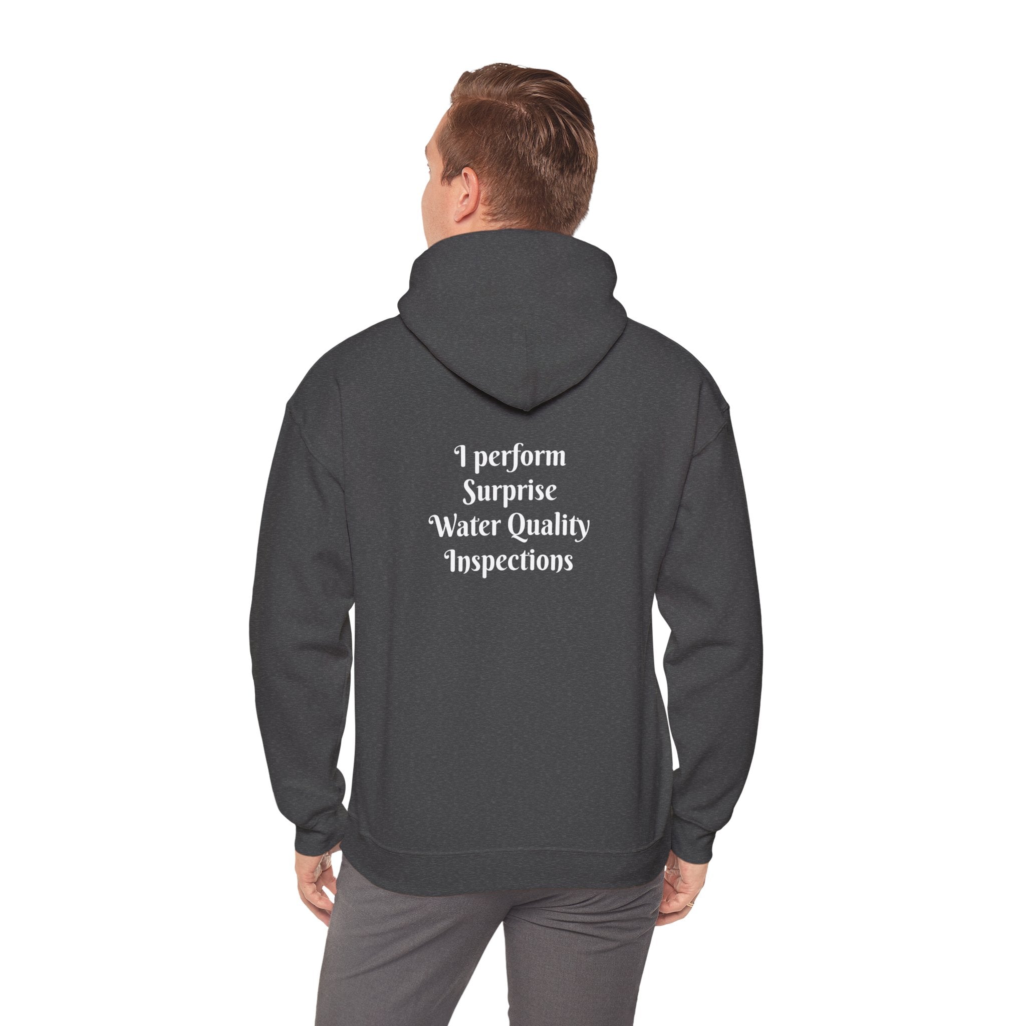 "I don't crash. I perform surprise water quality inspections." Hoodie — Funny Watersports Sweatshirt