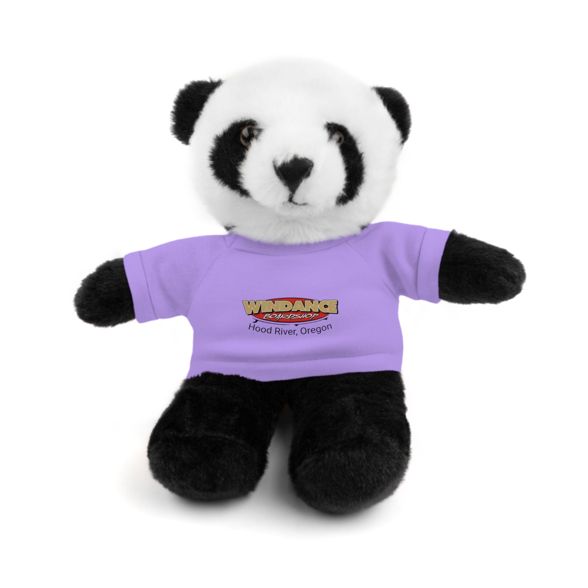 Plush Teddy with Windance Logo Tee — Hood River, Oregon Souvenir Stuffed Animal