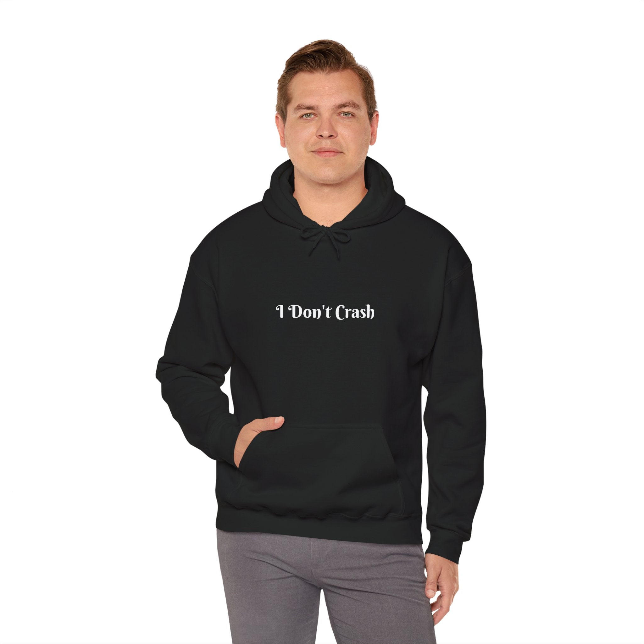 "I don't crash. I perform surprise water quality inspections." Hoodie — Funny Watersports Sweatshirt