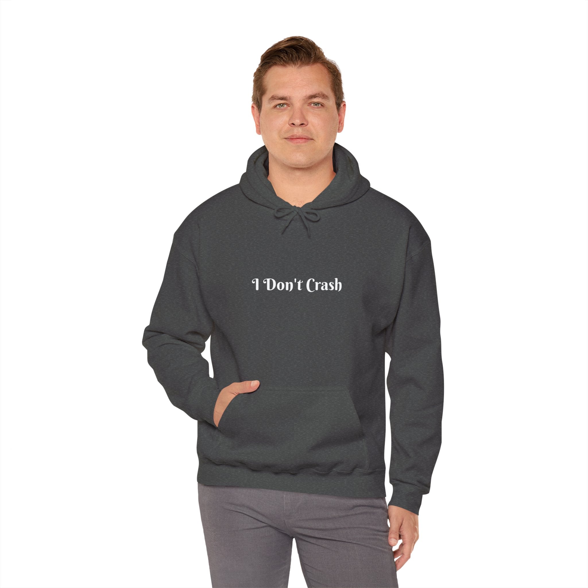 "I don't crash. I perform surprise water quality inspections." Hoodie — Funny Watersports Sweatshirt