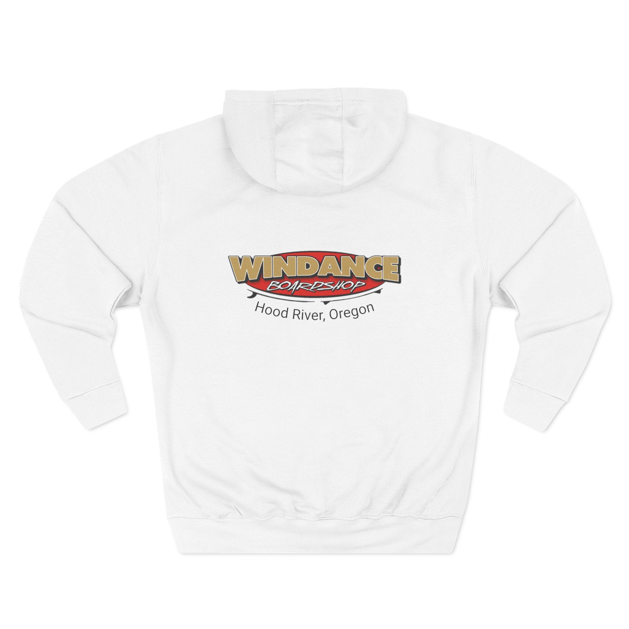 Windance Boardshop Fleece Hoodie — Hood River, Oregon Hoodie