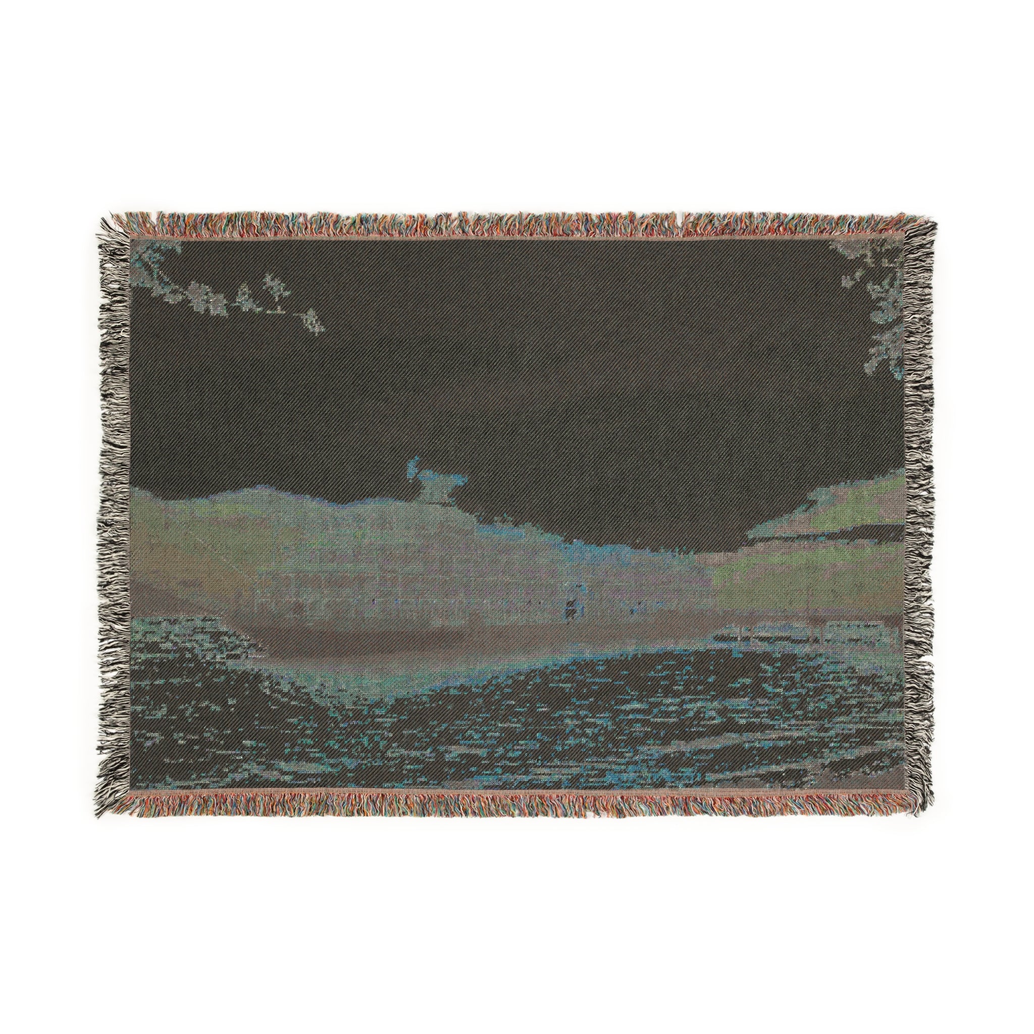Sunrise Harbor Woven Blanket — Columbia River Sternwheeler