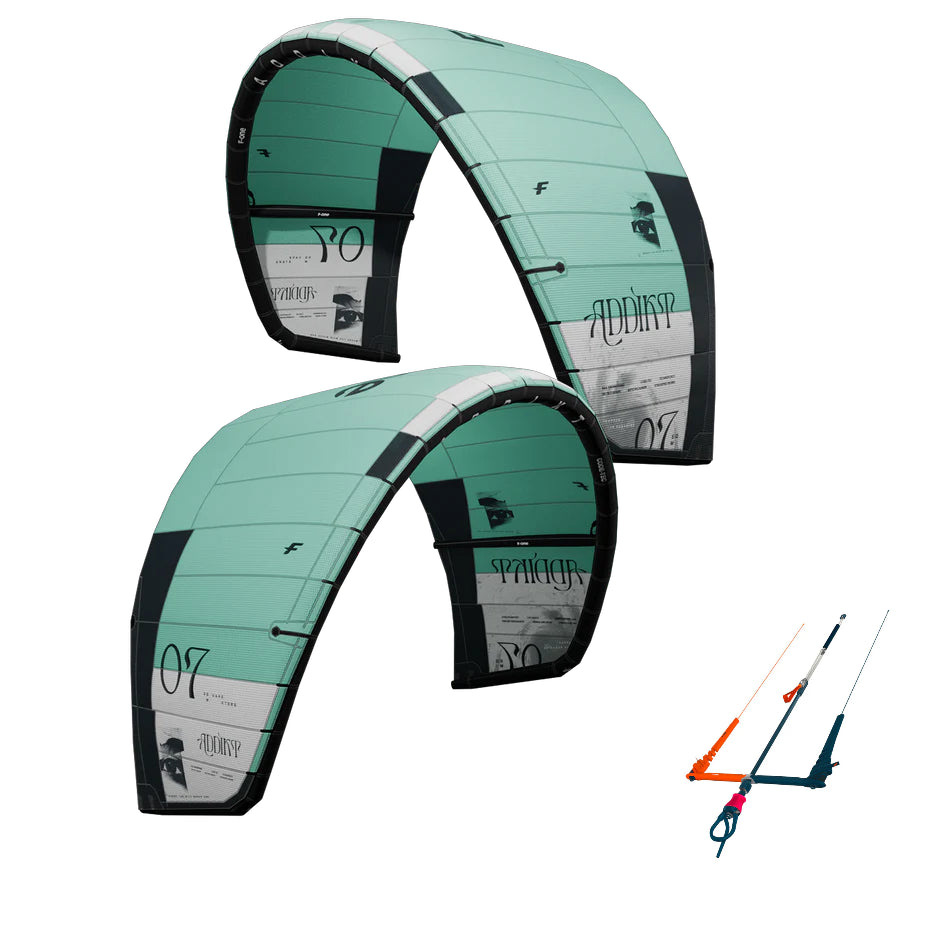 2025 F-One Addikt Tec Kite + Linx Sk99 Bar Pack