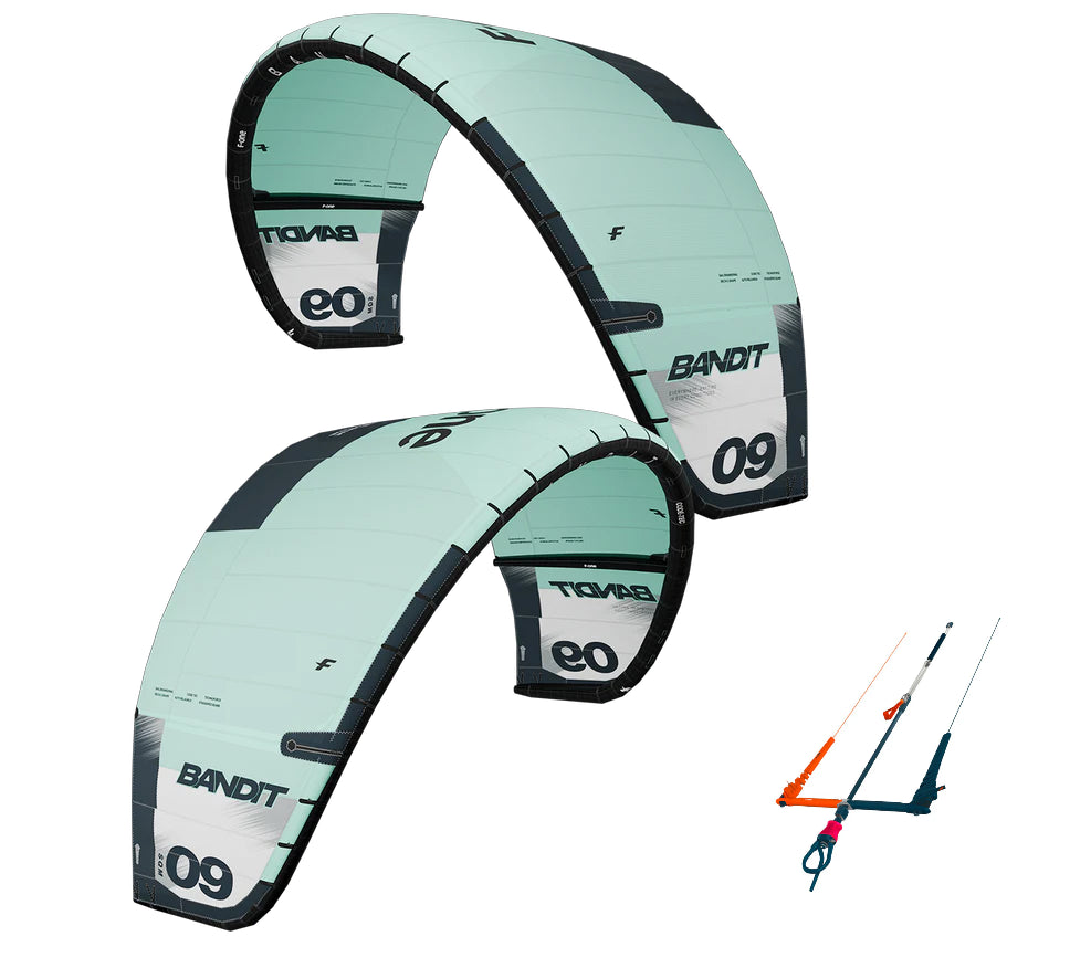 2025 F-One Bandit Tec Kite + Linx Bar Pack