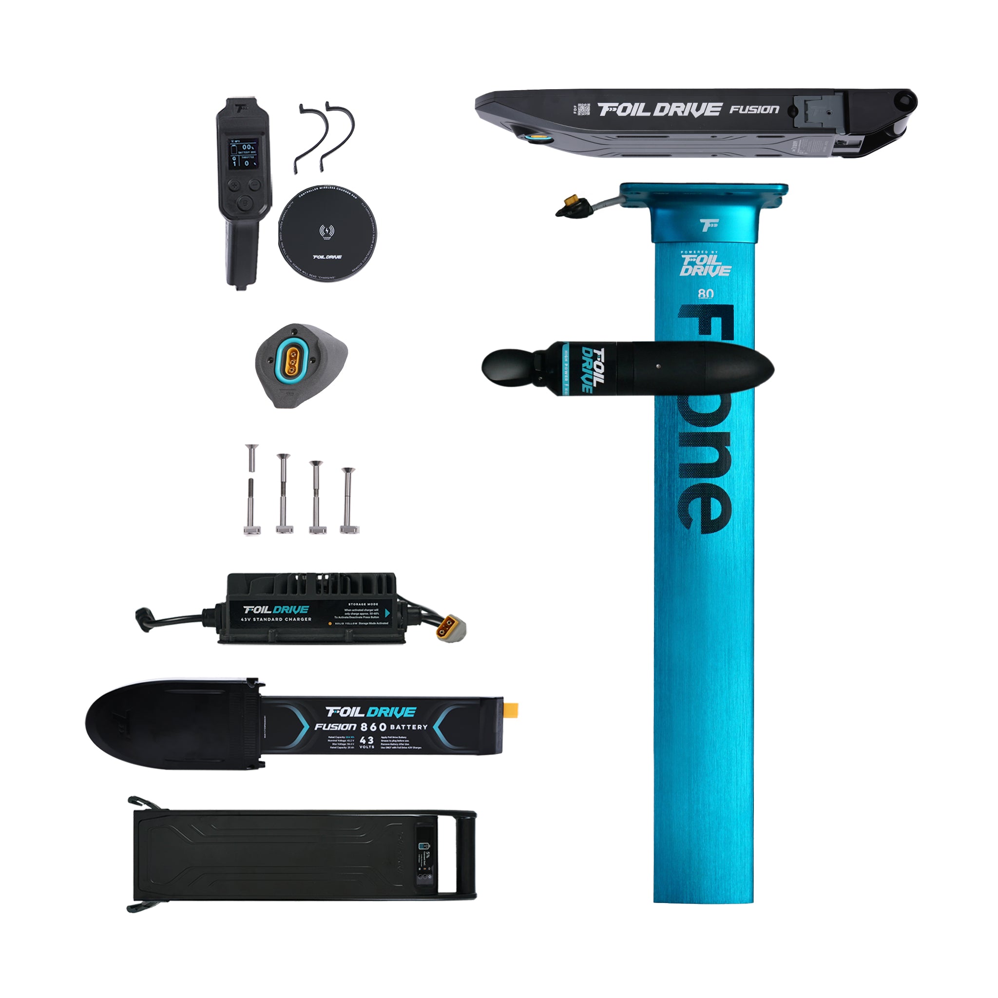 Foil Drive Fusion x F-ONE Integrated Aluminum Mast Complete Kit