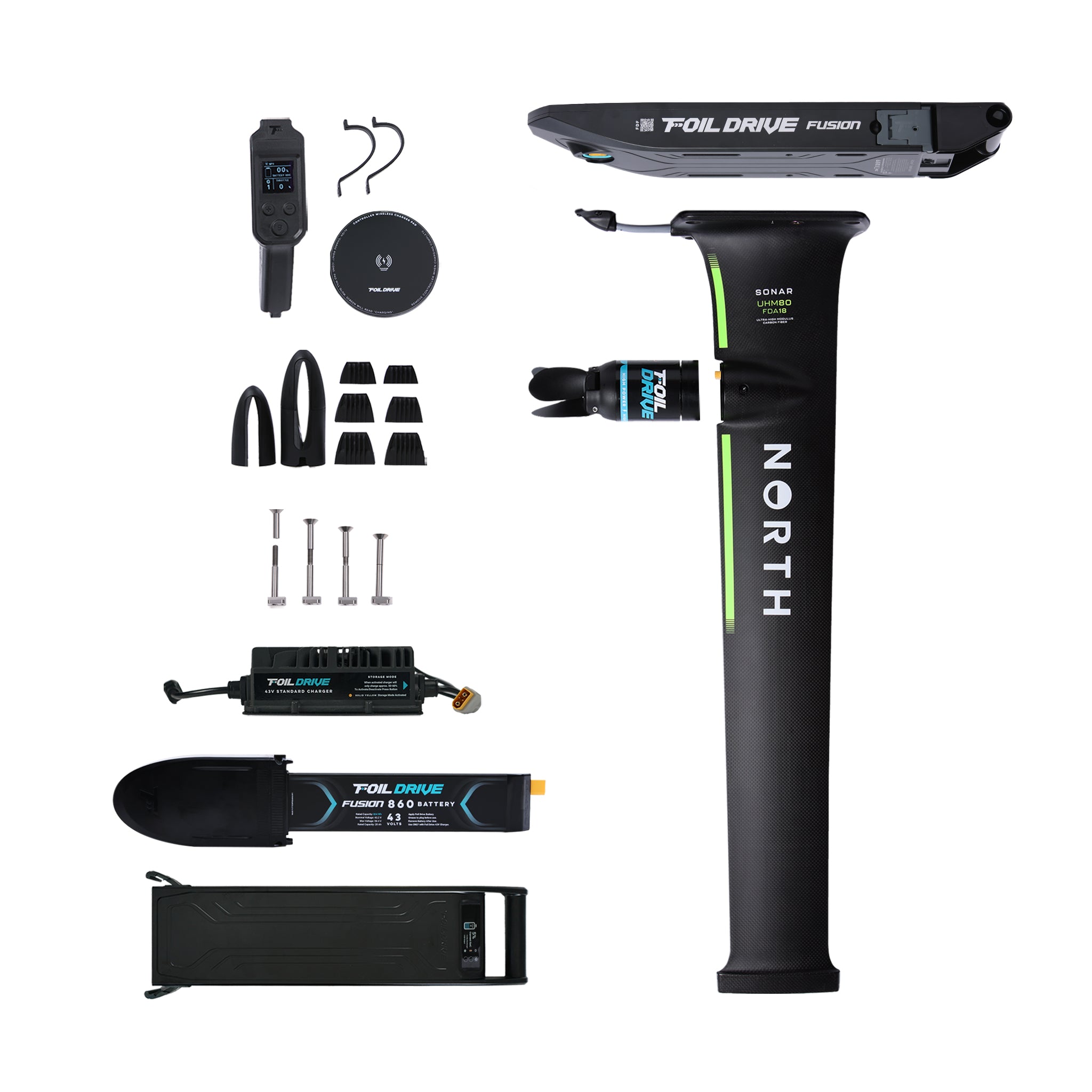 Foil Drive Fusion NORTH UHM80 Integrated Mast Complete Kit