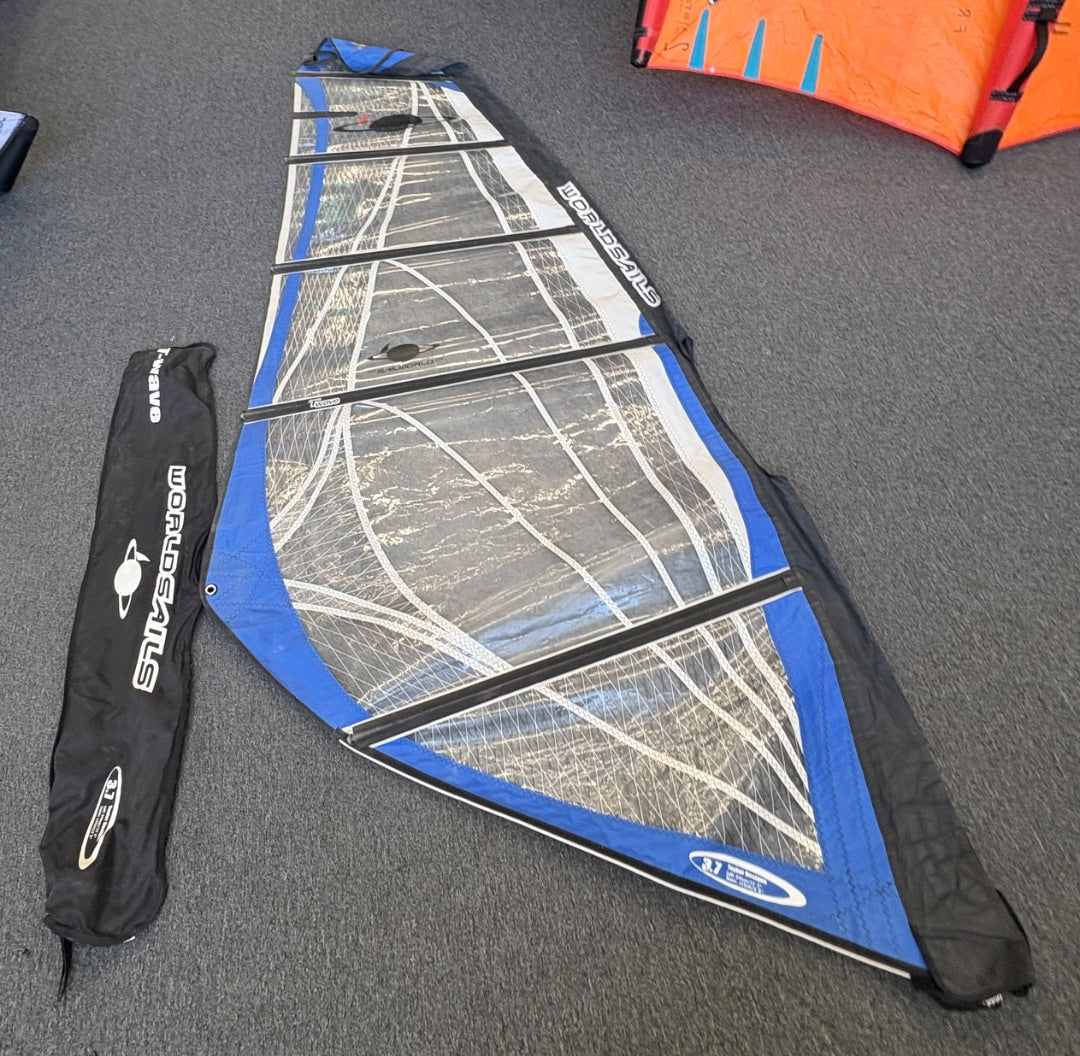 3.7m2 world sails Used Windsurf Sails,  C+ Condition