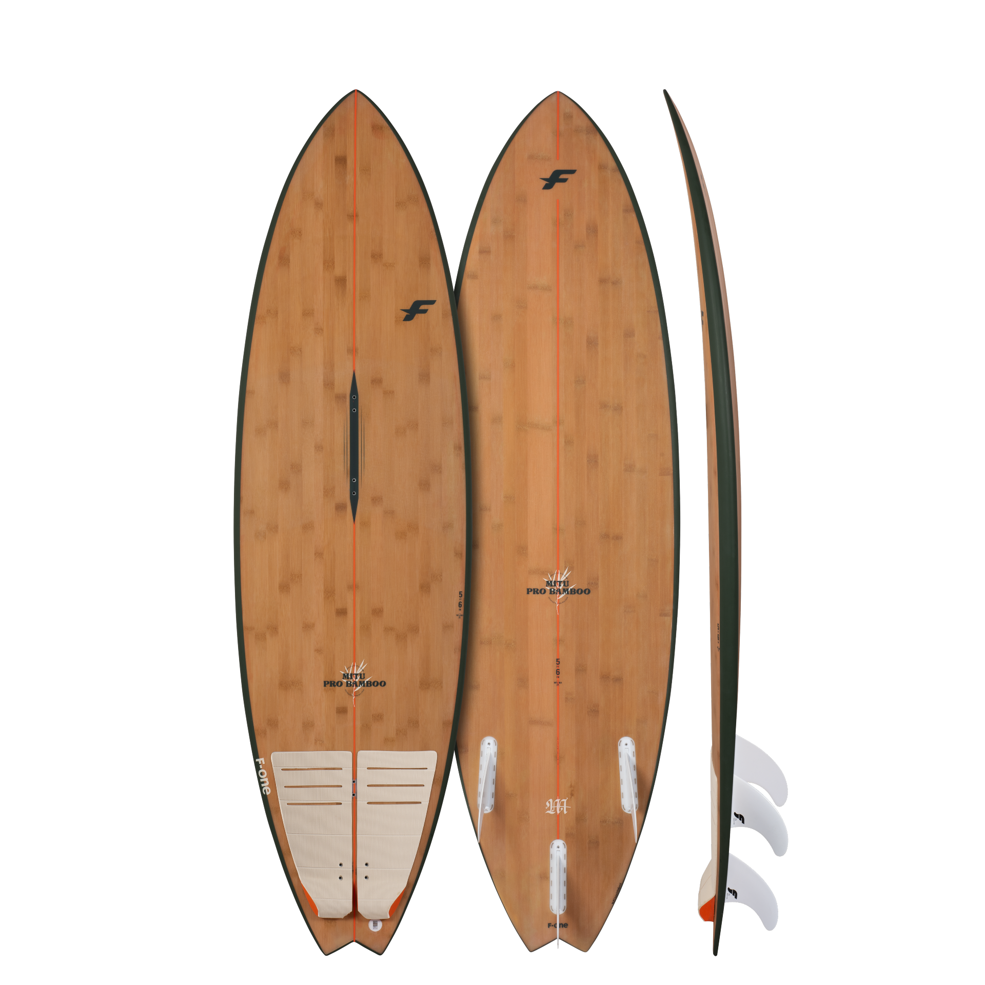 F-One Mitu Pro Bamboo Kite Surfboard